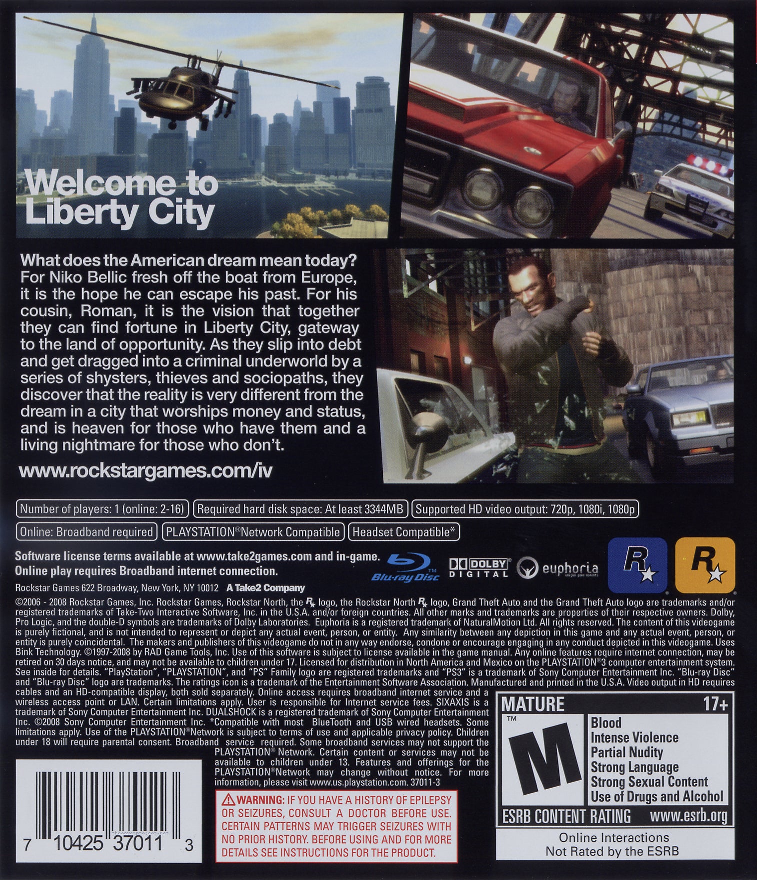 Grand Theft Auto IV & Episodes from Liberty City [2 in 1]