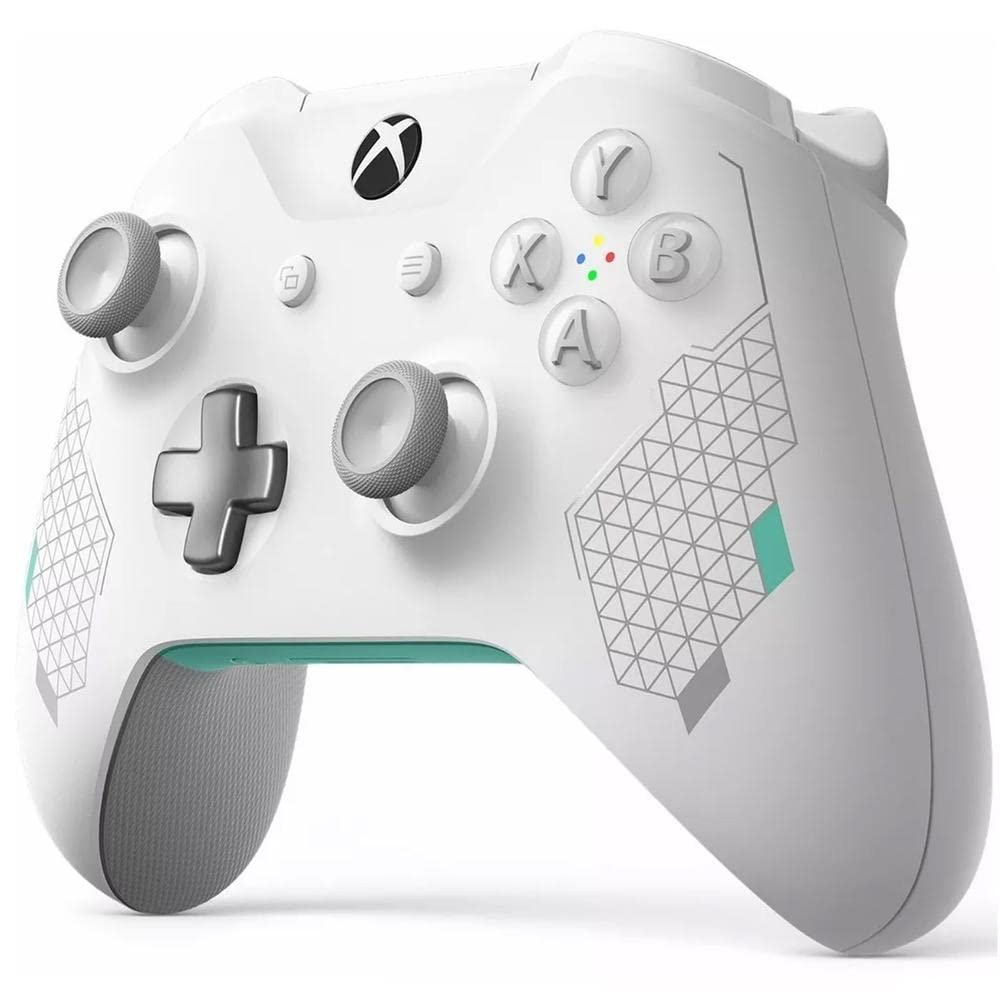 Xbox One Wireless Controller - Sport White - Video Game Accessory - Used - CaveGamers - Image 2