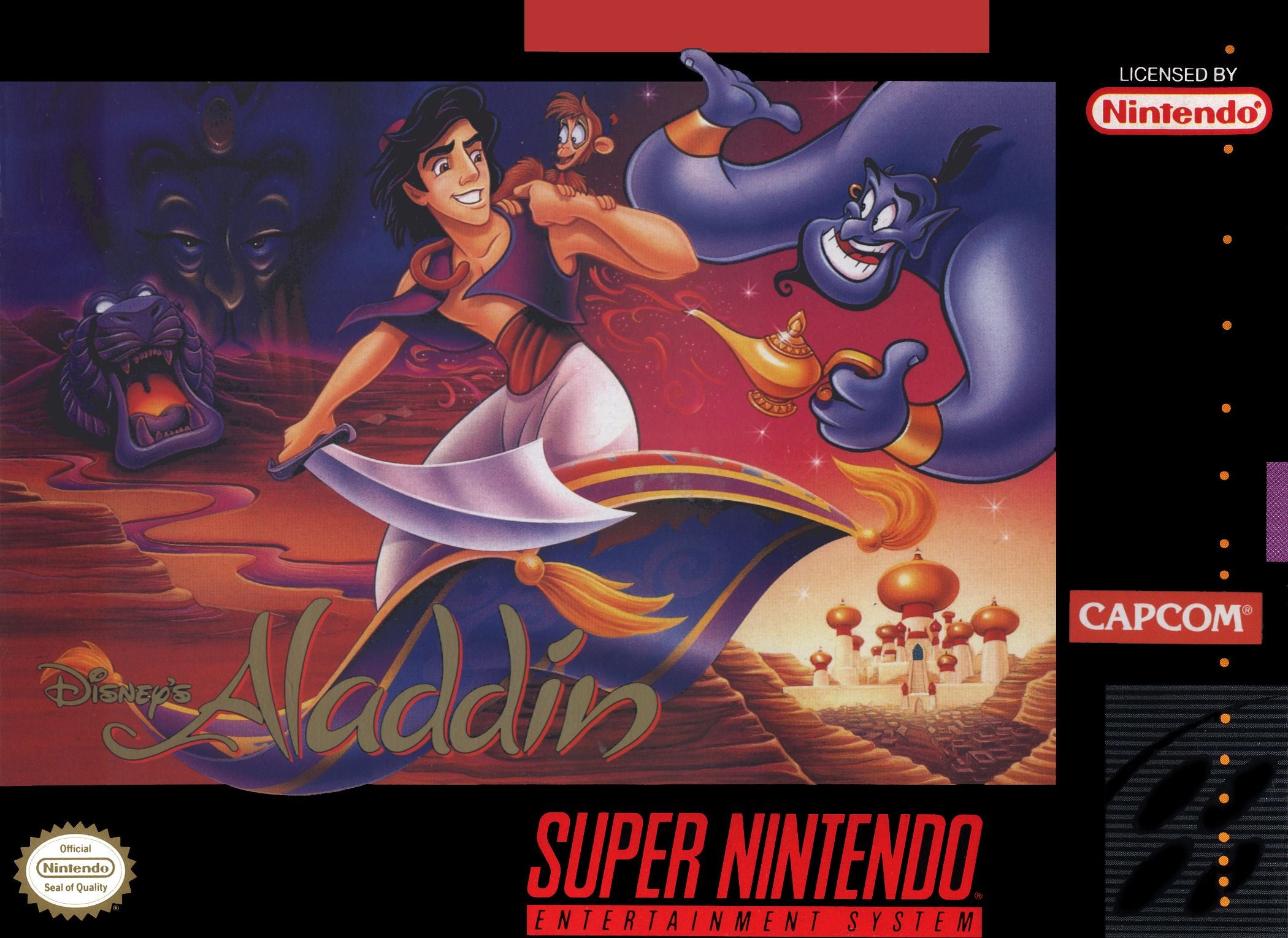 Aladdin SNES - Video Game - Used - CaveGamers