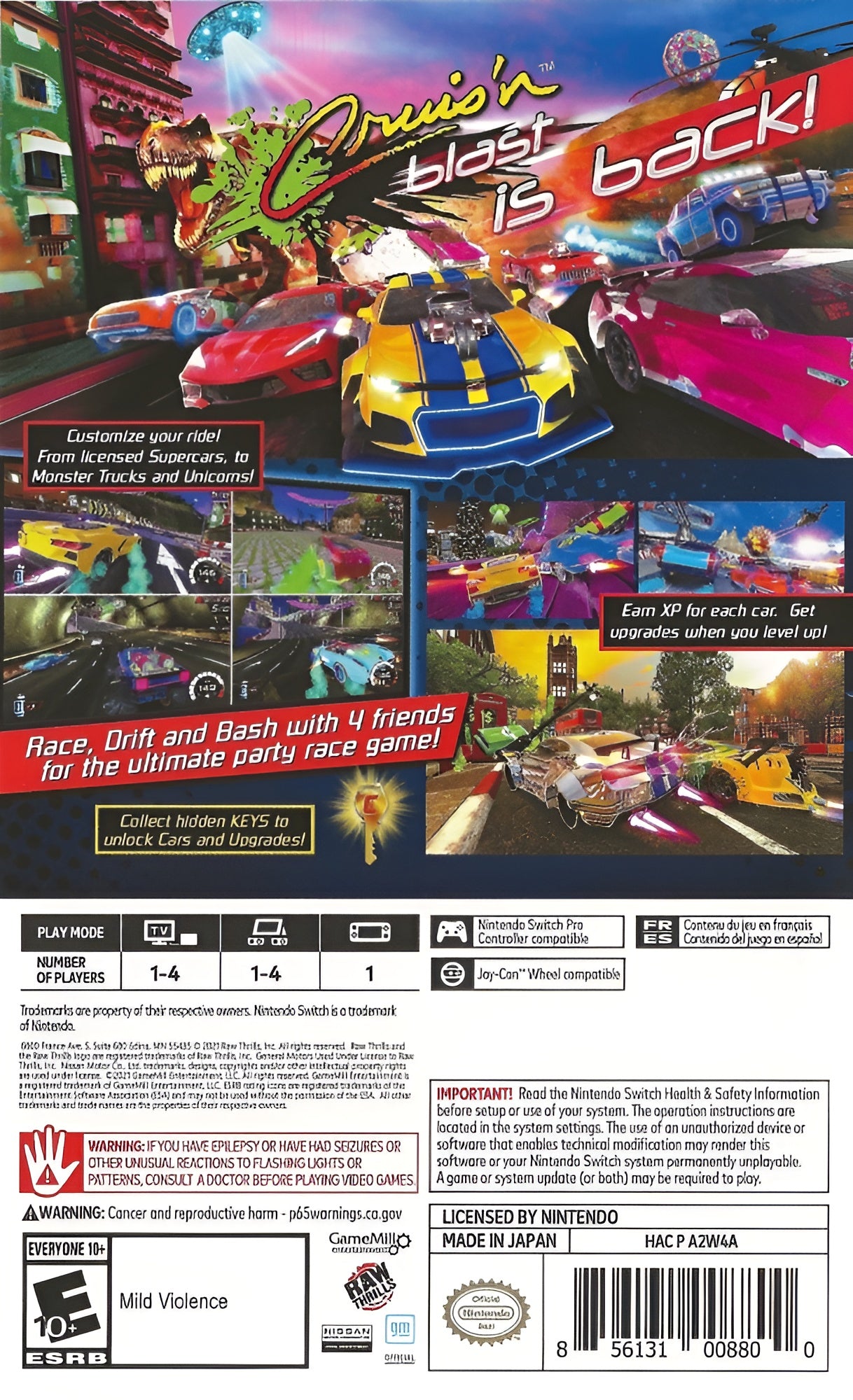 Cruis'n Blast Switch - Video Game - Used - CaveGamers - Image 2