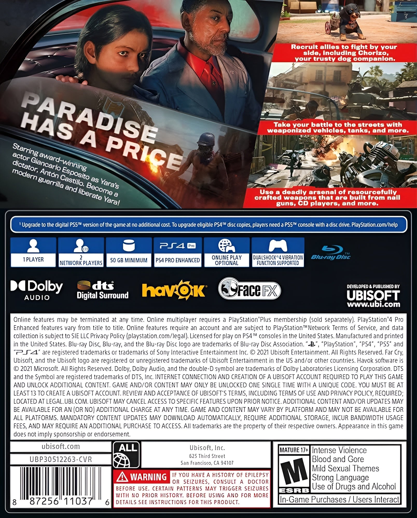 Far Cry 6 PS4 - Video Game - Used - CaveGamers - Image 2