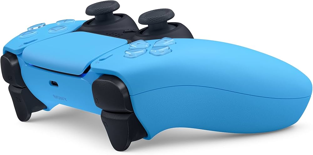 PlayStation 5 DualSense Wireless Controller - Starlight Blue PS5 - Video Game Accessory - Used - CaveGamers - Image 2