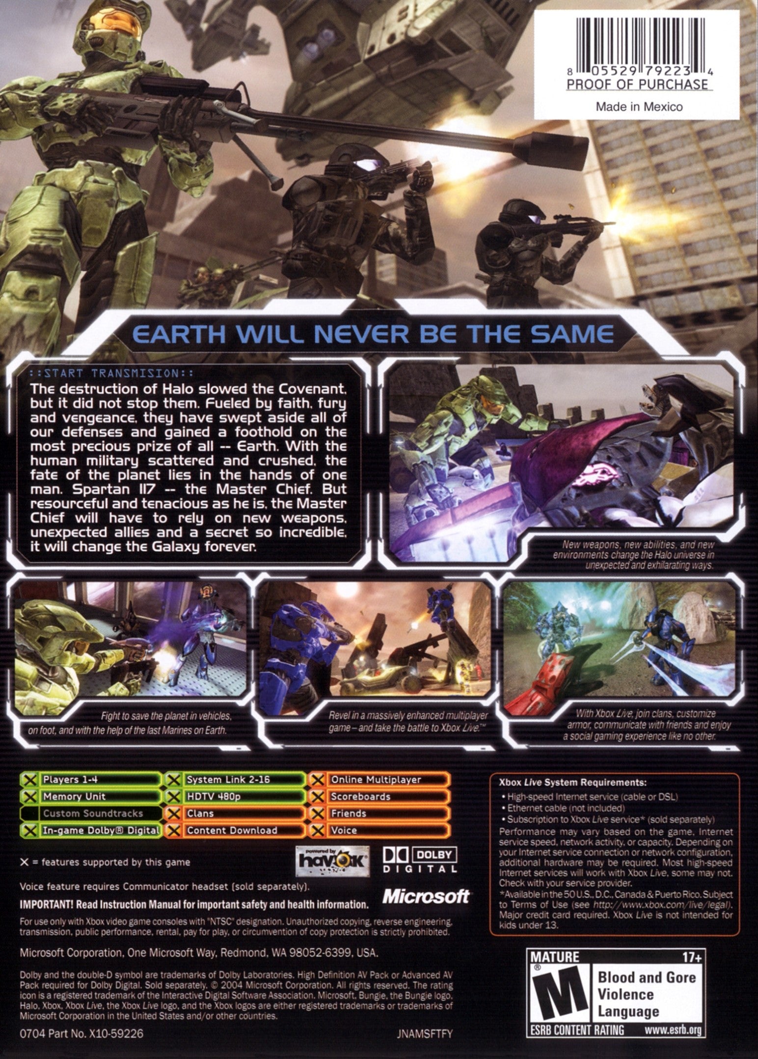Halo 2 Xbox - Video Game - Used - CaveGamers - Image 2
