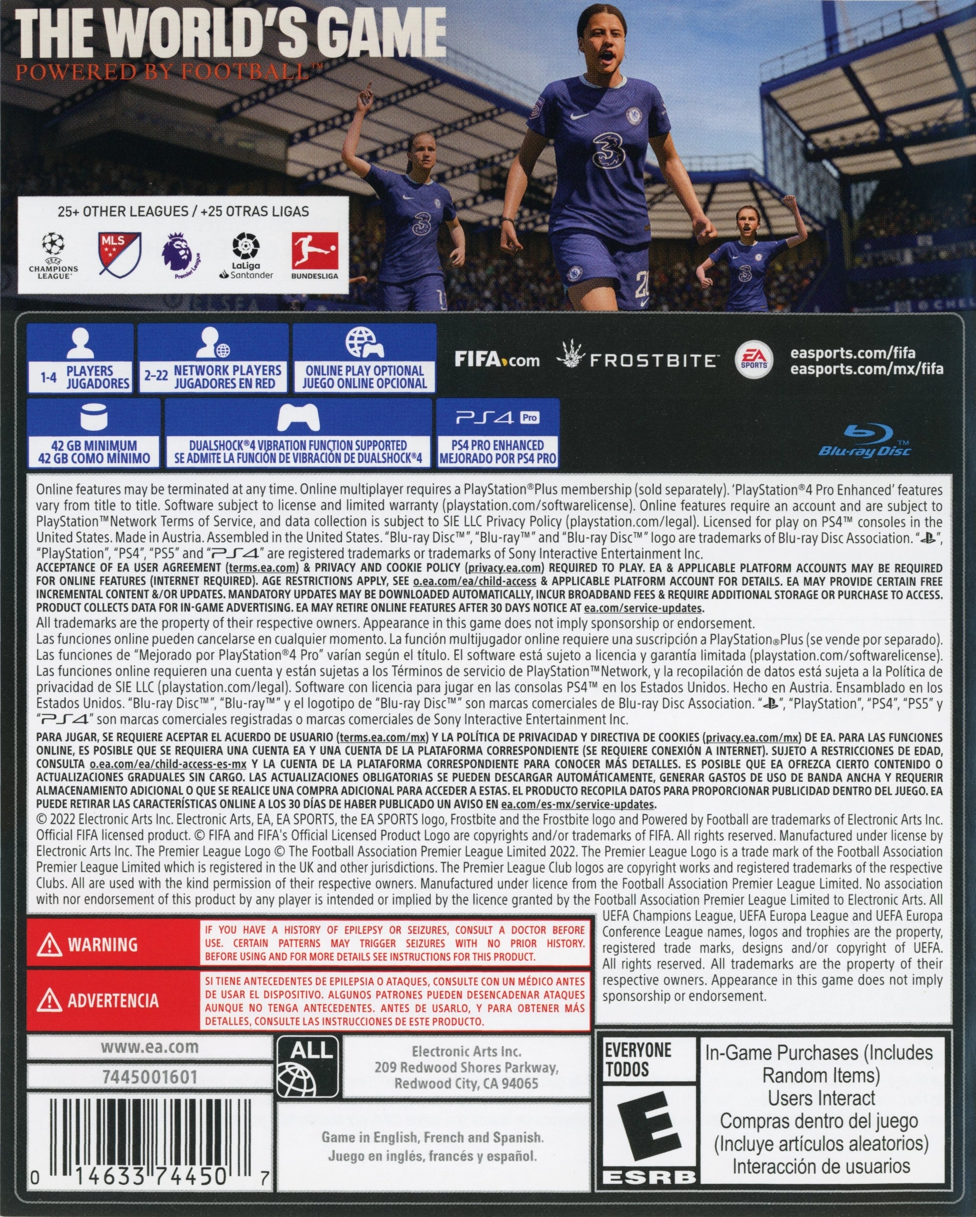 FIFA 23 PS4 - Video Game - Used - CaveGamers - Image 2