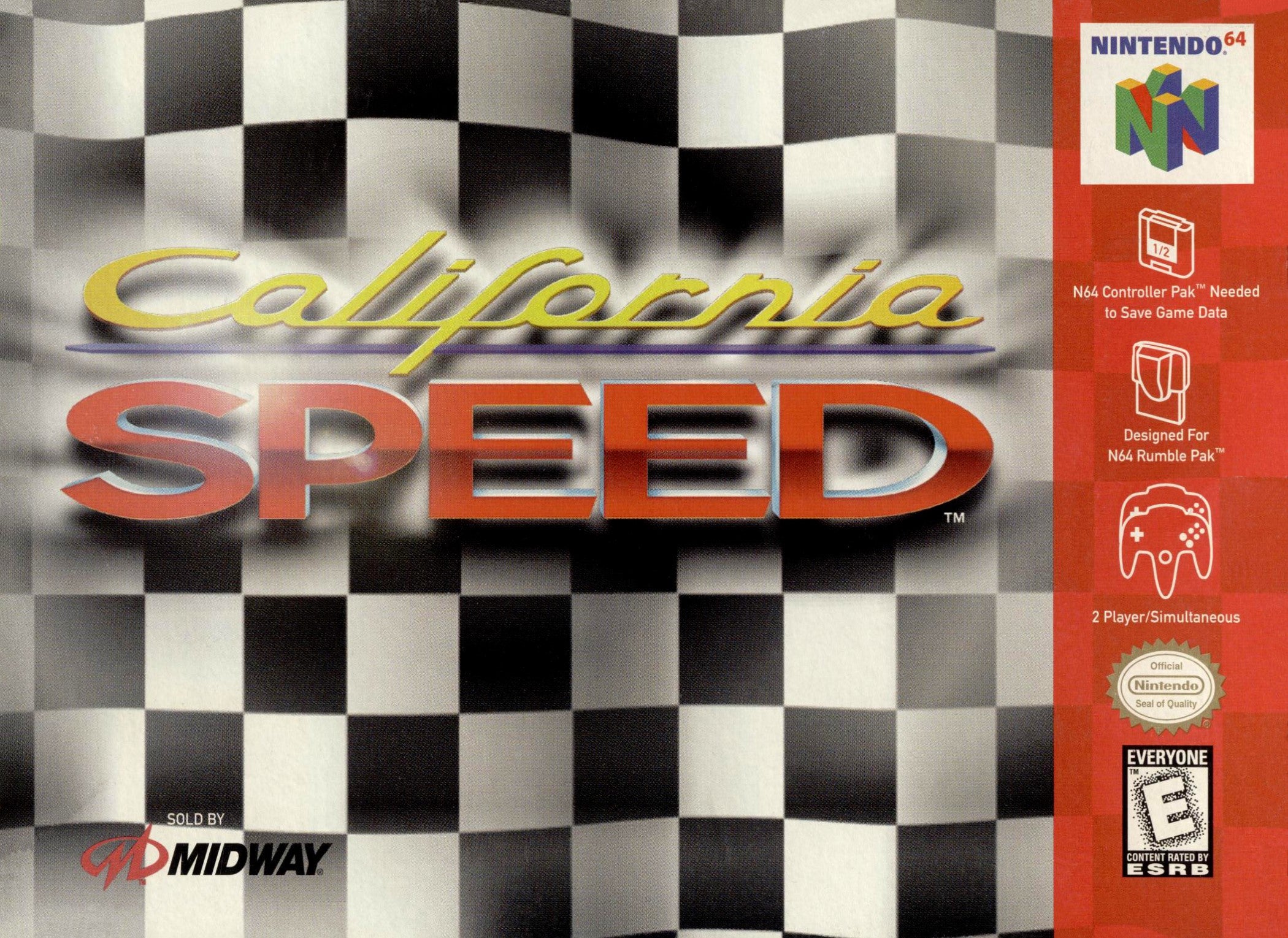 California Speed N64 - Video Game - Used - CaveGamers