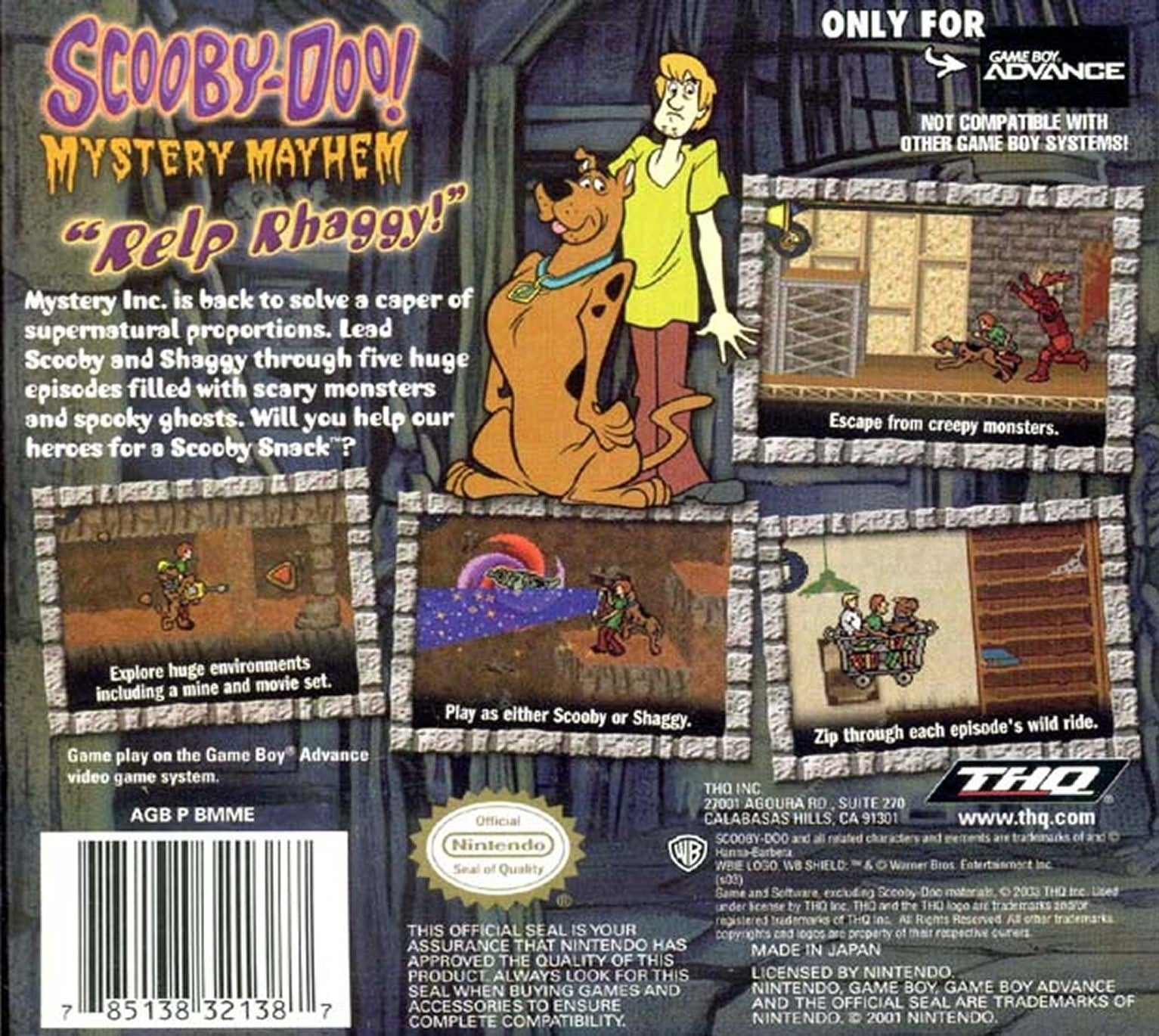Scooby-Doo: Mystery Mayhem Game Boy Advance - Video Game - Used - CaveGamers - Image 2
