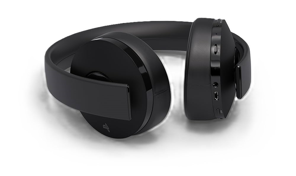 PlayStation 4 Gold Wireless Headset PS4 - Video Game Accessory - Used - CaveGamers - Image 2