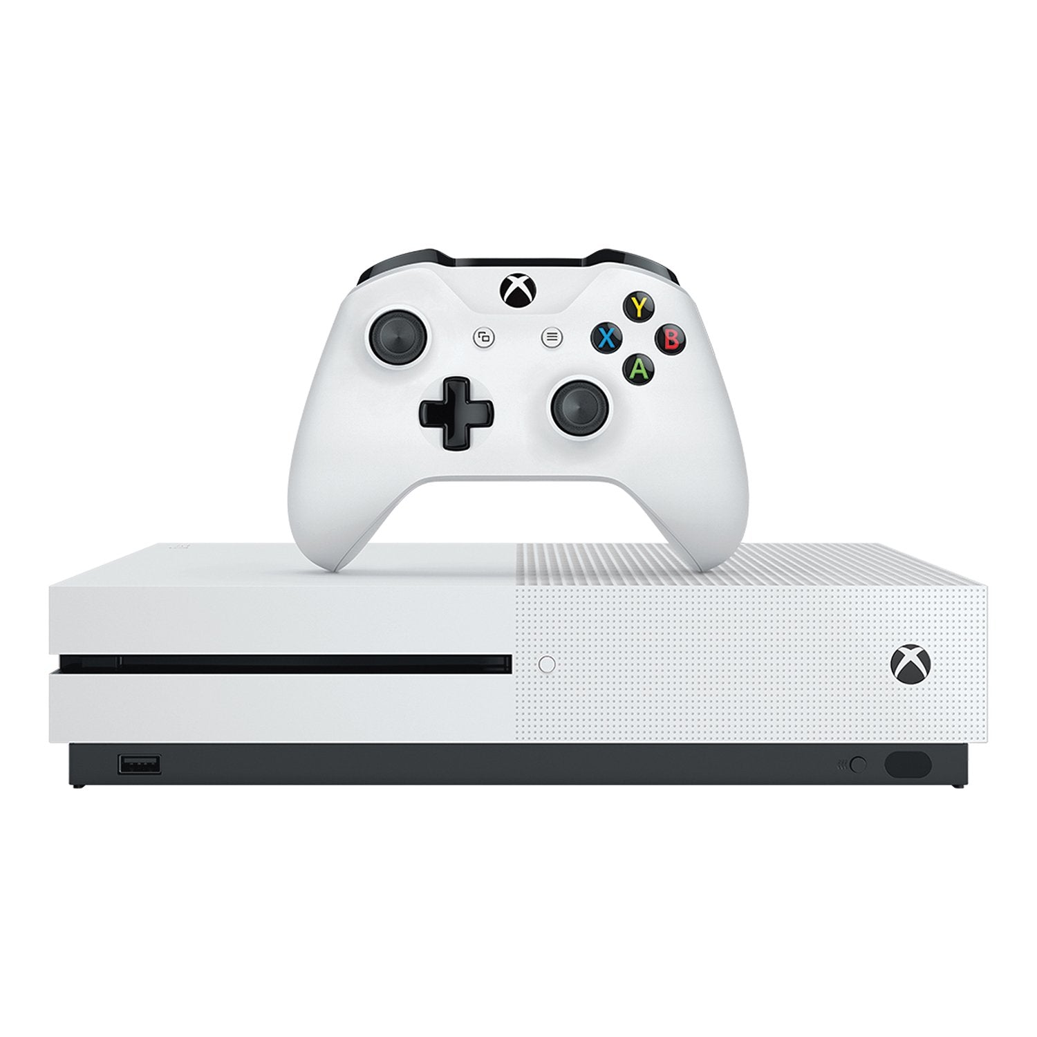Xbox One S 500GB Console - White - Video Game System - Used - CaveGamers - Image 2