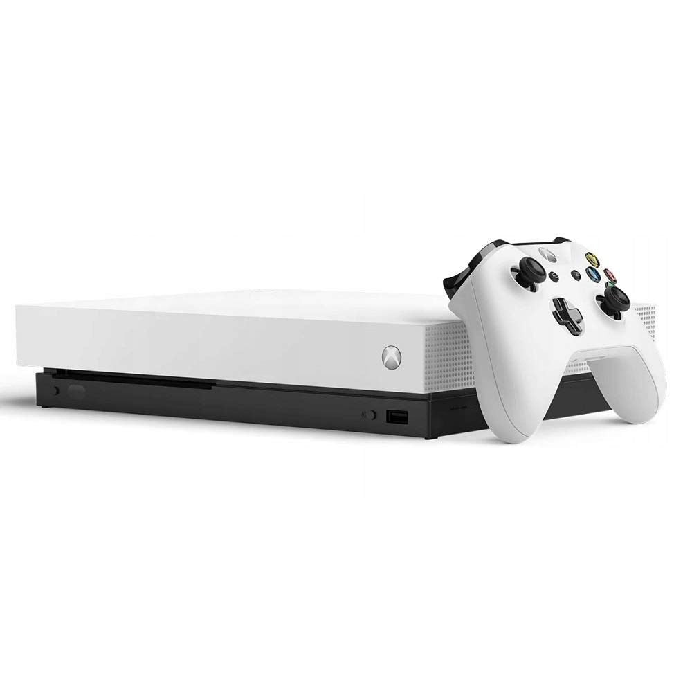 Xbox One S 500GB Console - White [All Digital] - Video Game System - Used - CaveGamers - Image 3
