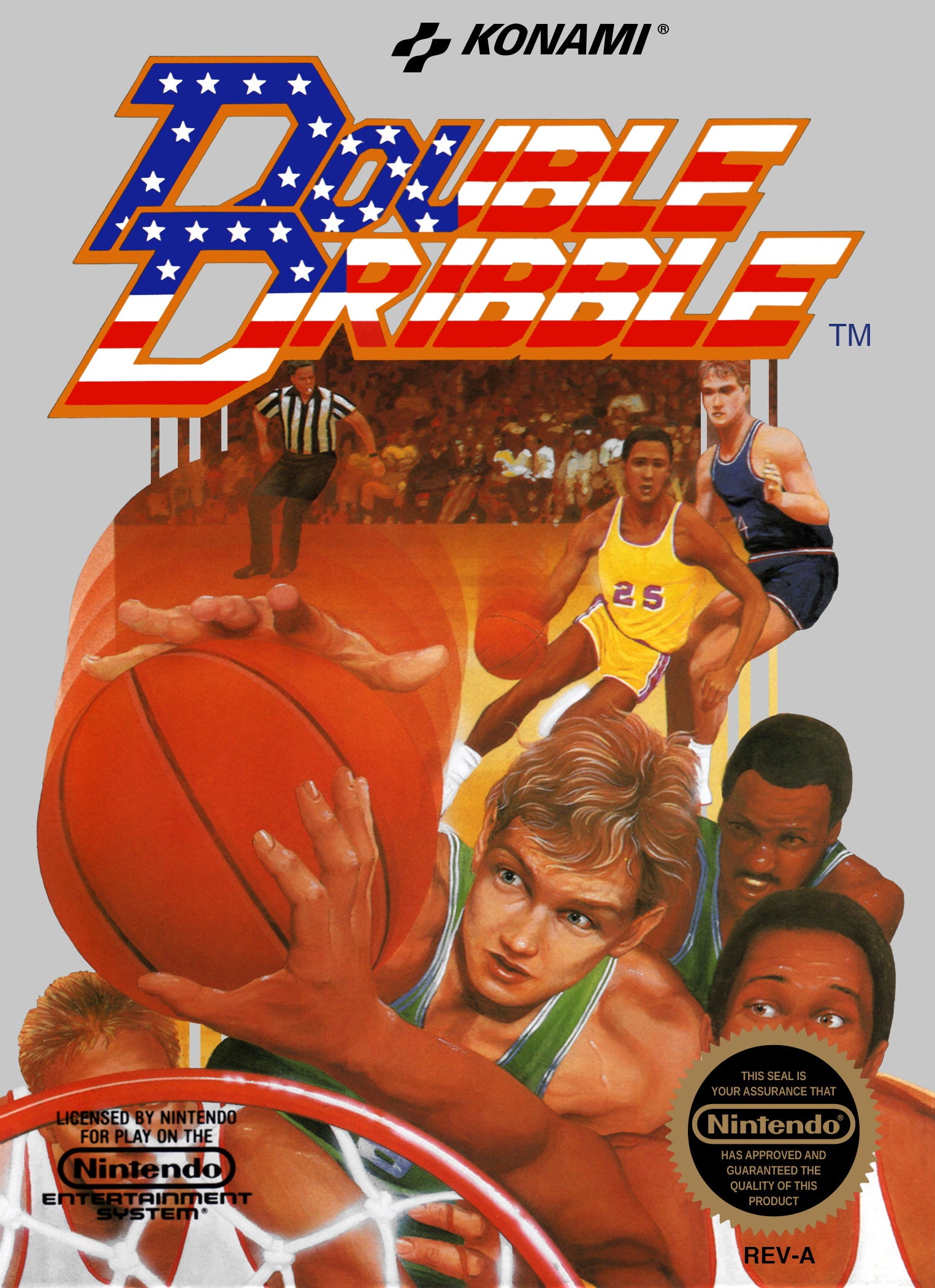 Double Dribble NES - Video Game - Used - CaveGamers