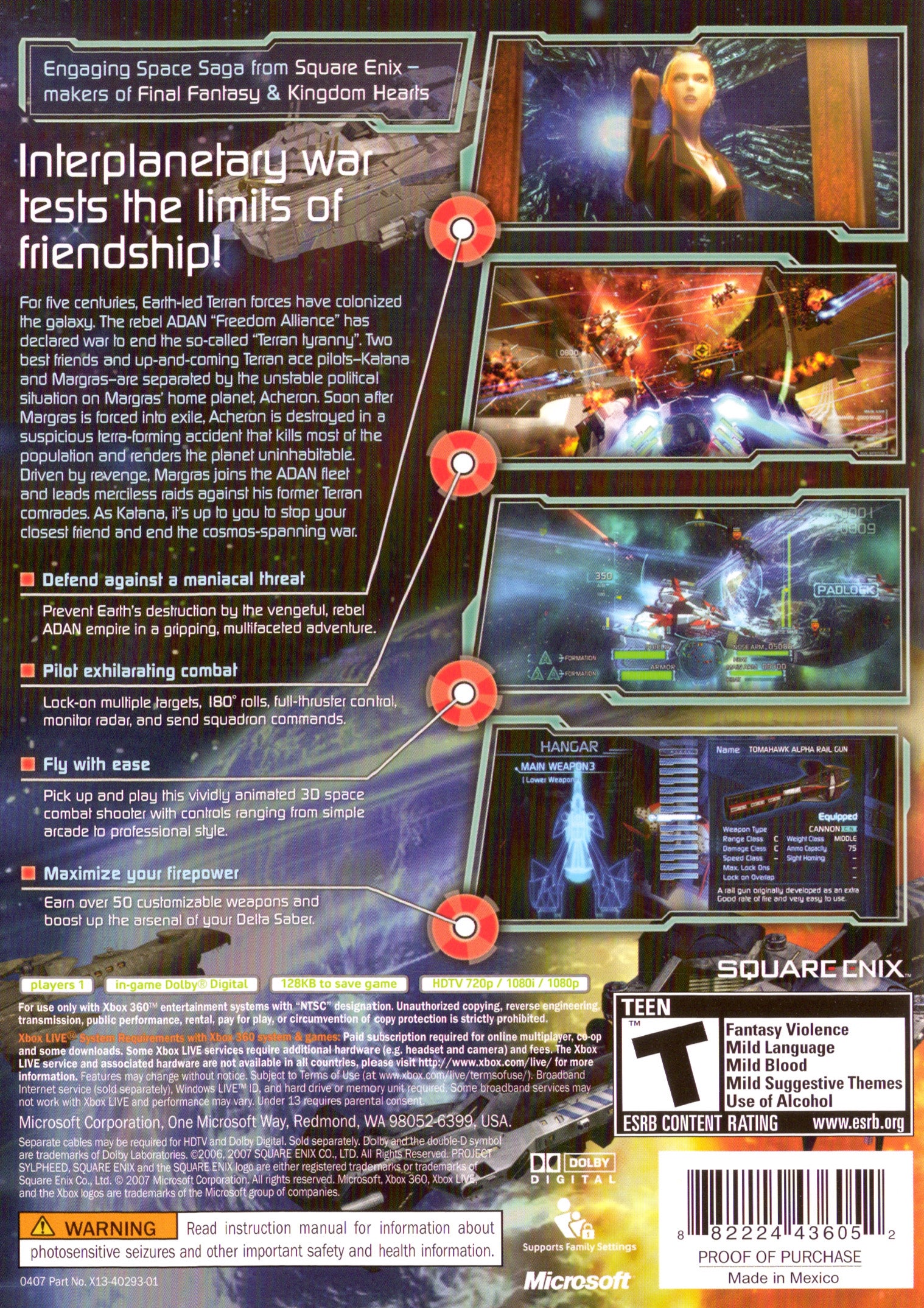 Project Sylpheed Arc of Deception Xbox 360 - Video Game - Used - CaveGamers - Image 2