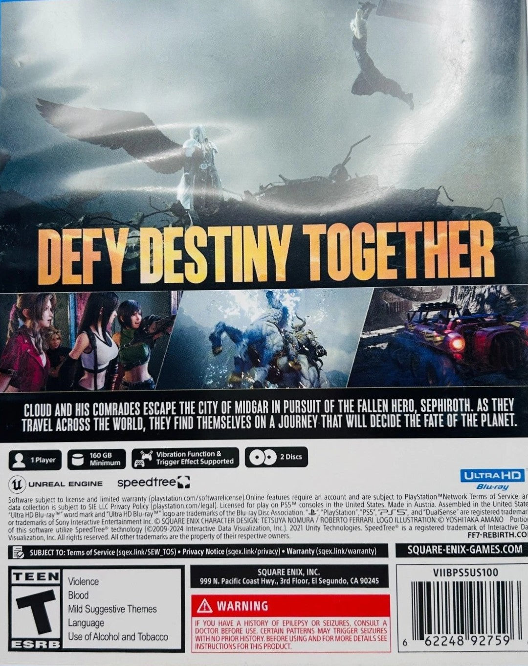 Final Fantasy VII Rebirth [2 Discs]