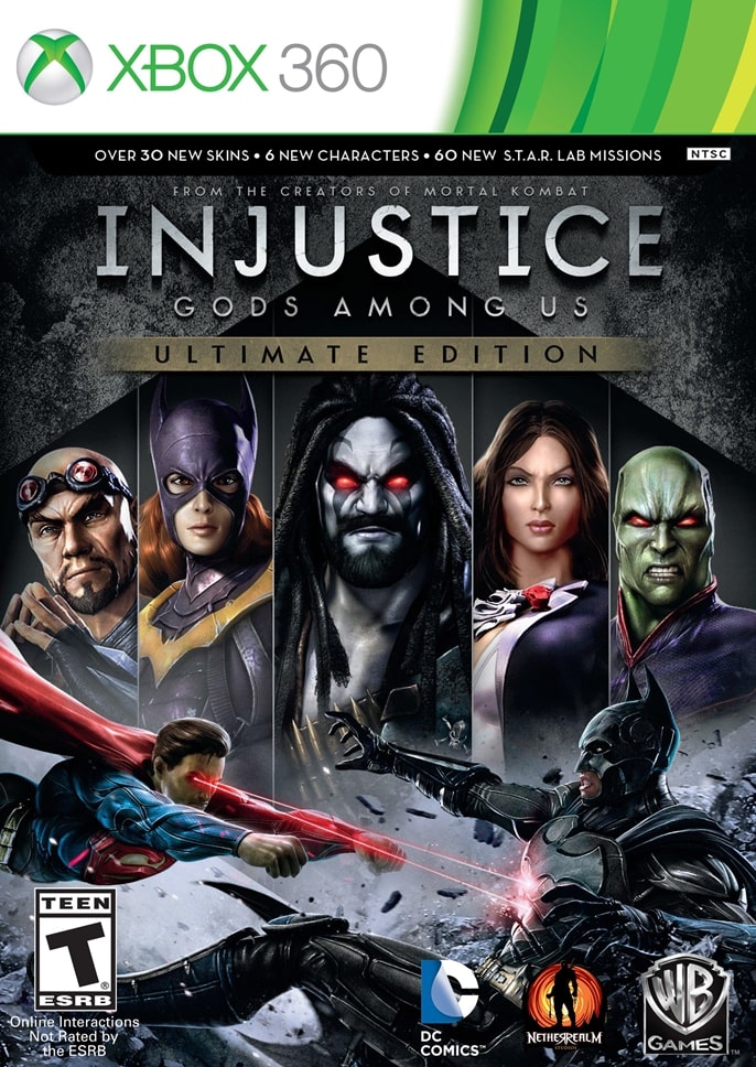 Injustice: Gods Among Us Ultimate Edition Xbox 360 - Video Game - Used - CaveGamers