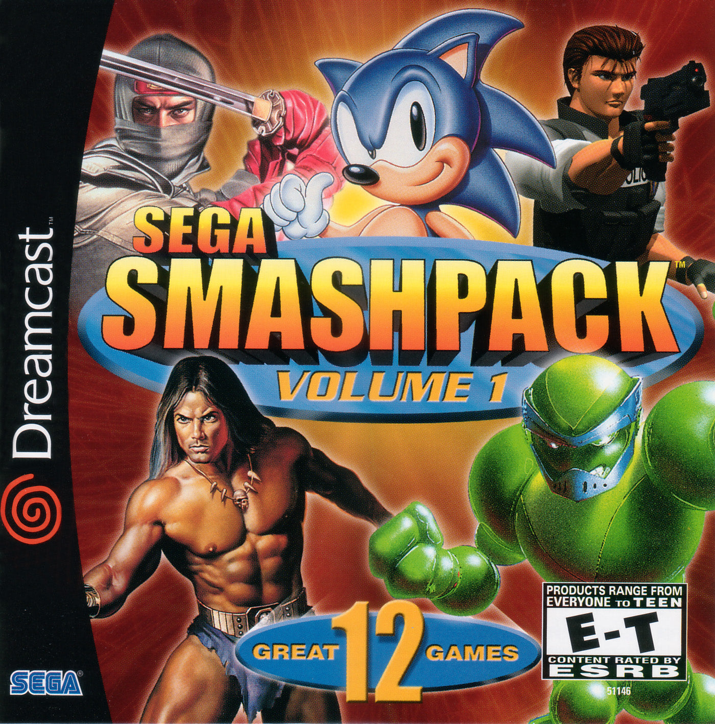 Sega Smash Pack Volume 1 DreamCast - Video Game - Used - CaveGamers