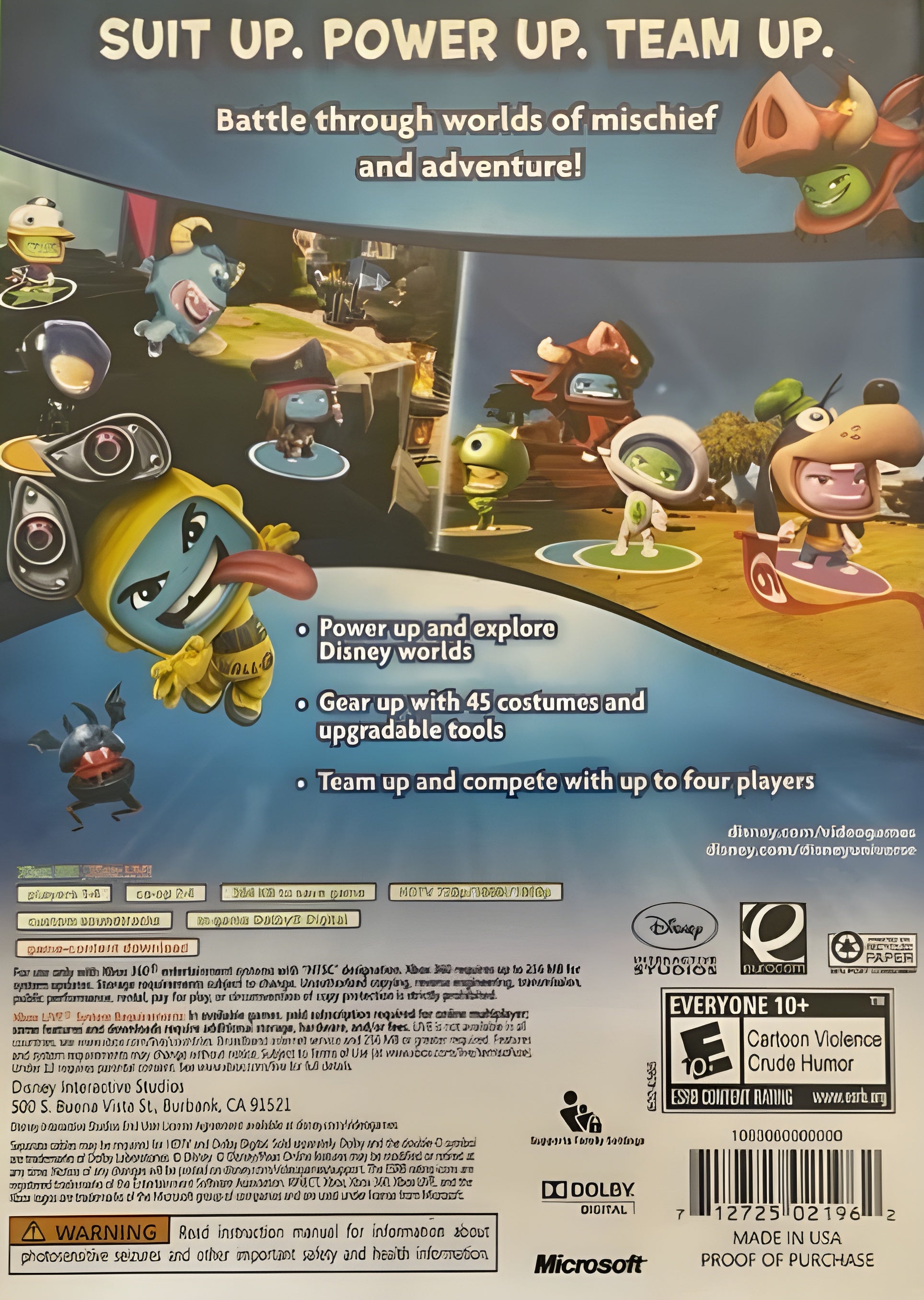 Disney Universe Xbox 360 - Video Game - Used - CaveGamers - Image 2