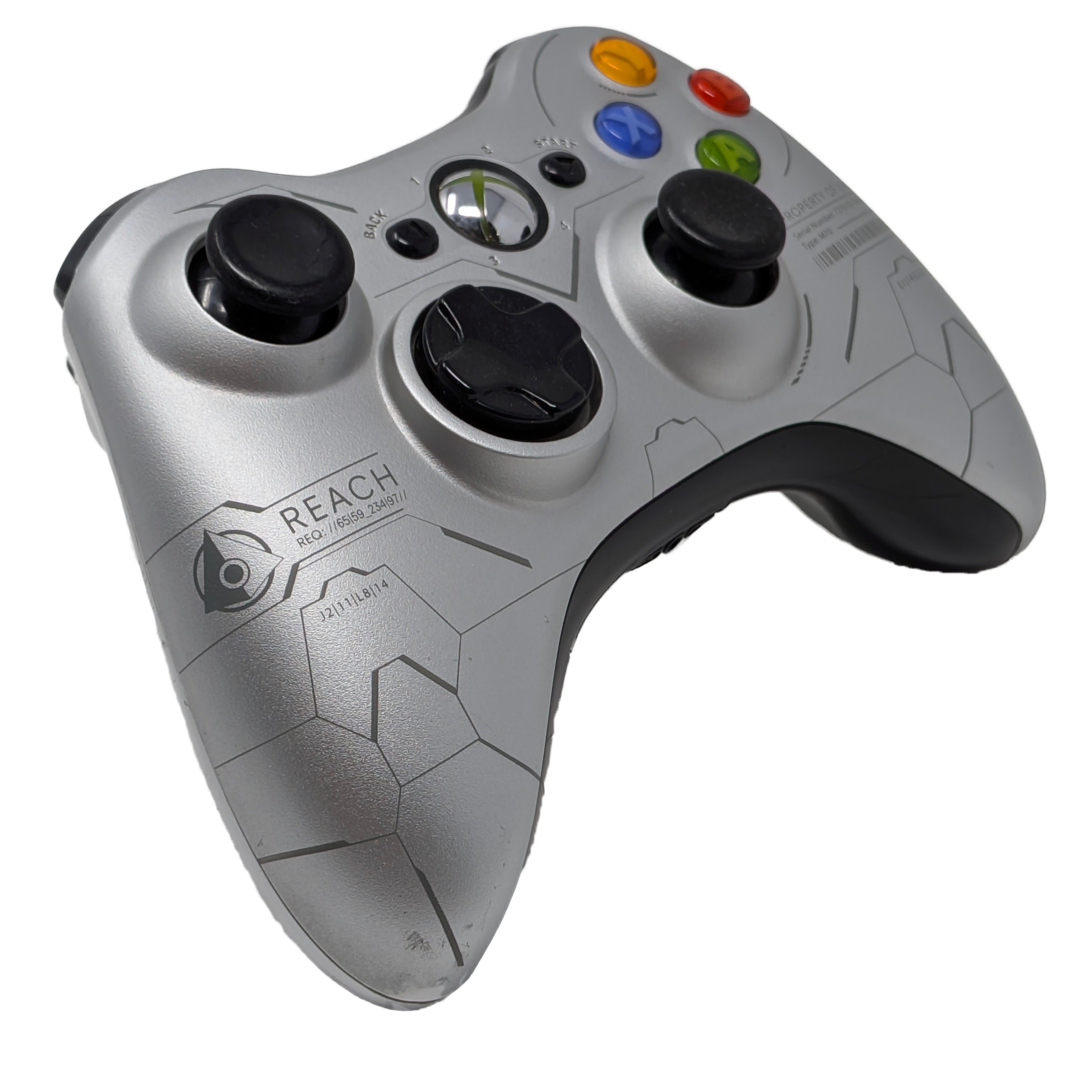 Xbox 360 Wireless Controller - Halo Reach Edition - Video Game Accessory - Used - CaveGamers - Image 6