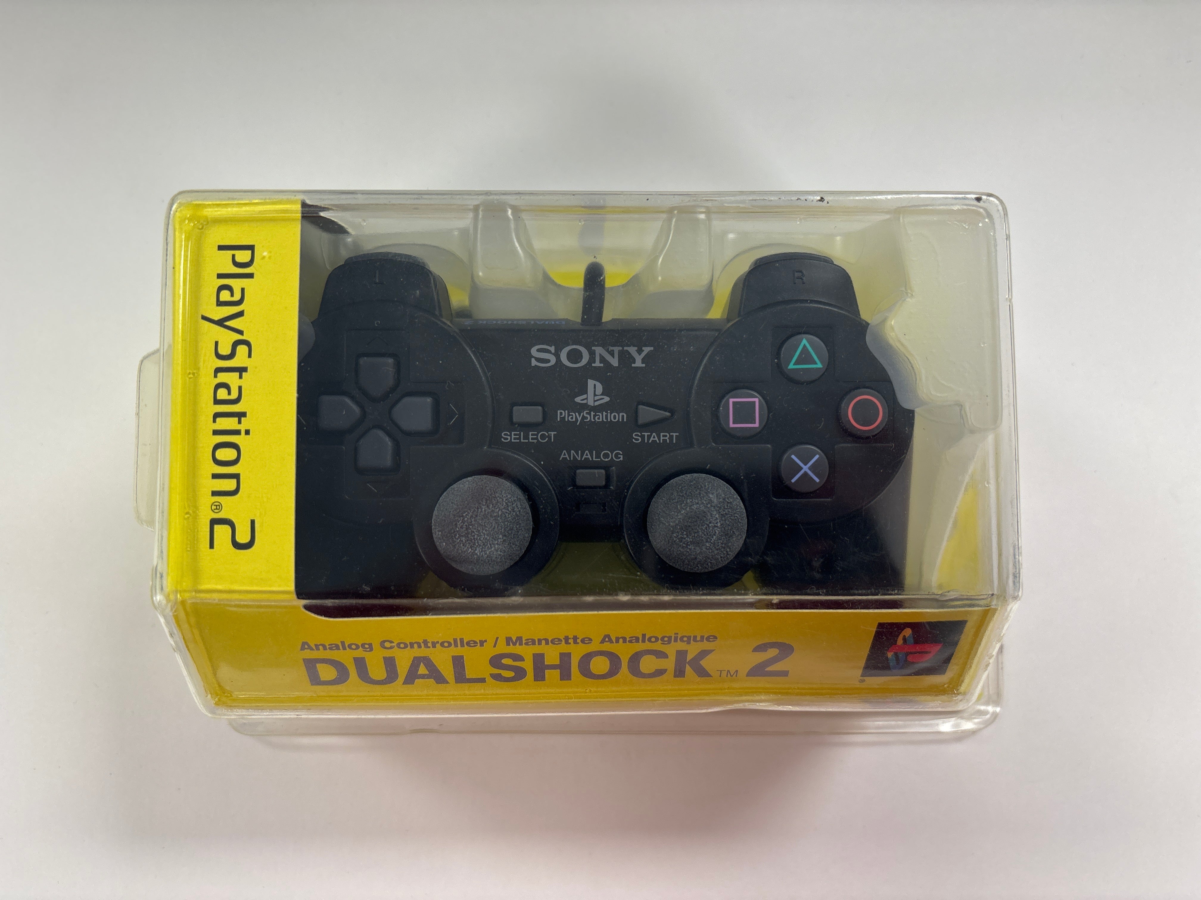 PlayStation 2 PS2 Dualshock 2 Controller Black Brand New & Factory Sealed!