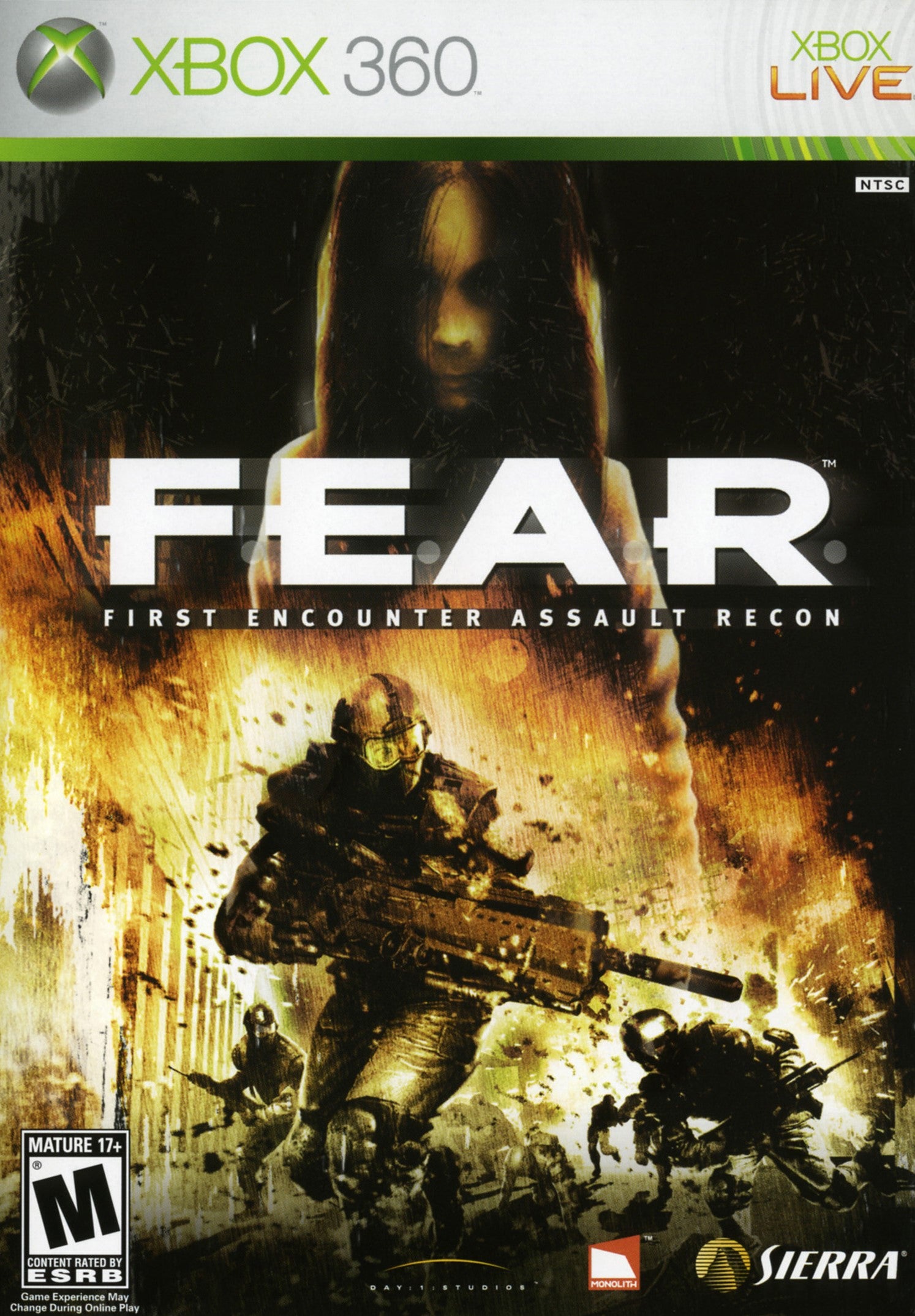 F.E.A.R. First Encounter Assault Recon Xbox 360 - Video Game - Used - CaveGamers
