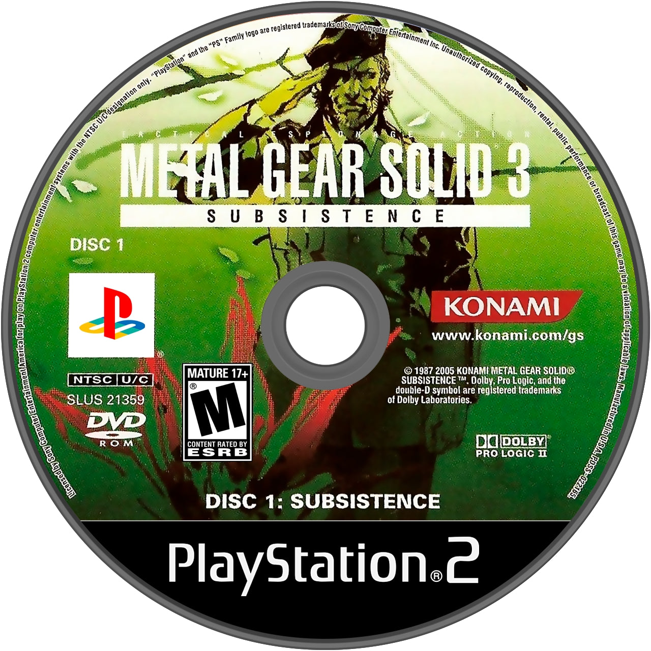 Metal Gear Solid 3: Subsistence [2 Discs] PS2 - Video Game - Used - CaveGamers - Image 3