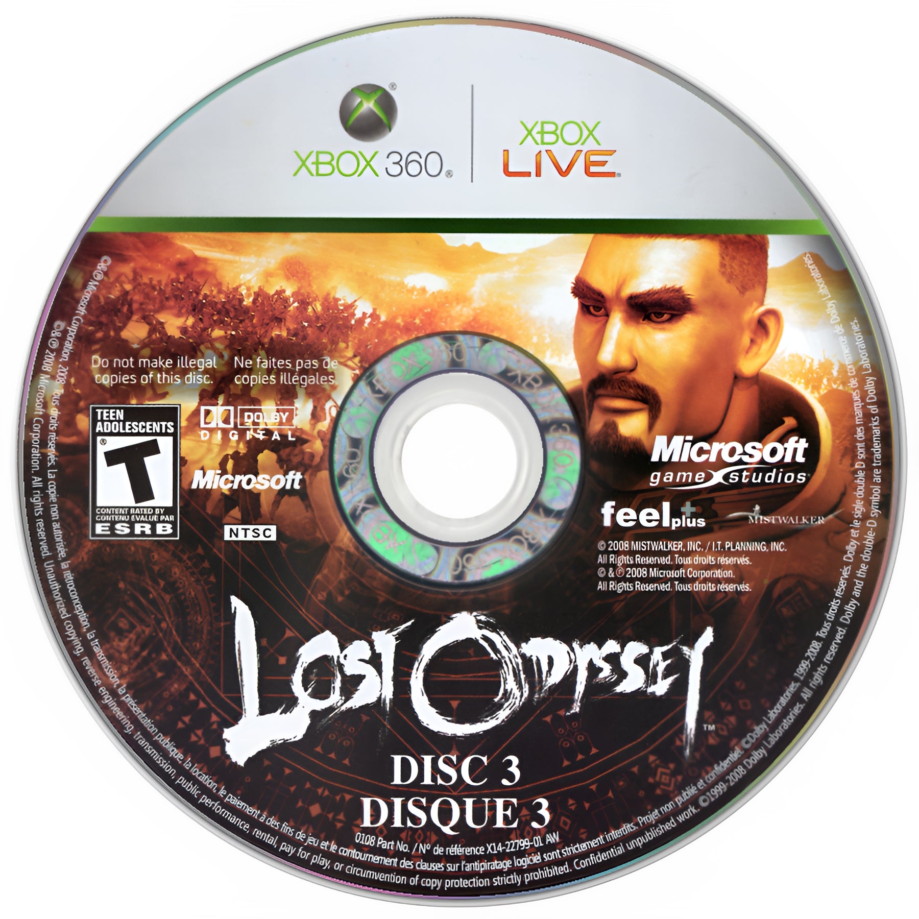 Lost Odyssey [4 Discs] Xbox 360 - Video Game - Used - CaveGamers - Image 5