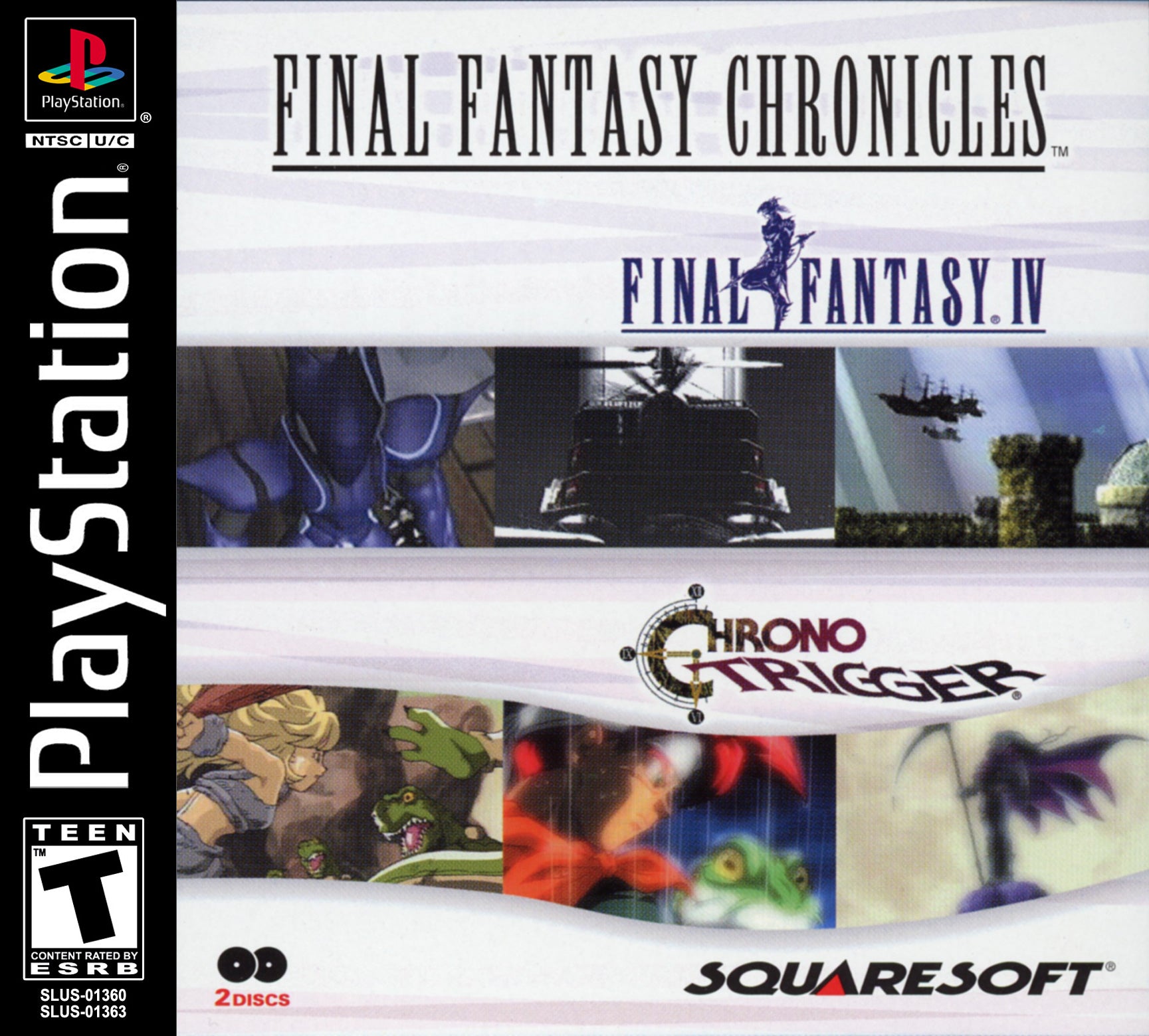 Final Fantasy Chronicles [2 Discs] (Chrono Trigger/Final Fantasy IV) Playstation - Video Game - Used - CaveGamers