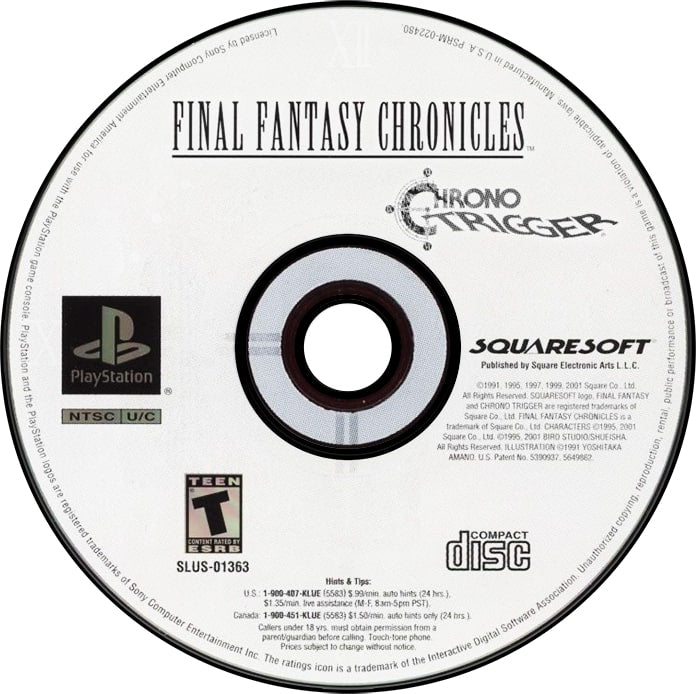 Final Fantasy Chronicles [2 Discs] (Chrono Trigger/Final Fantasy IV) Playstation - Video Game - Used - CaveGamers - Image 4