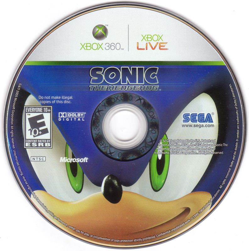 Sonic the Hedgehog Xbox 360 - Video Game - Used - CaveGamers - Image 3