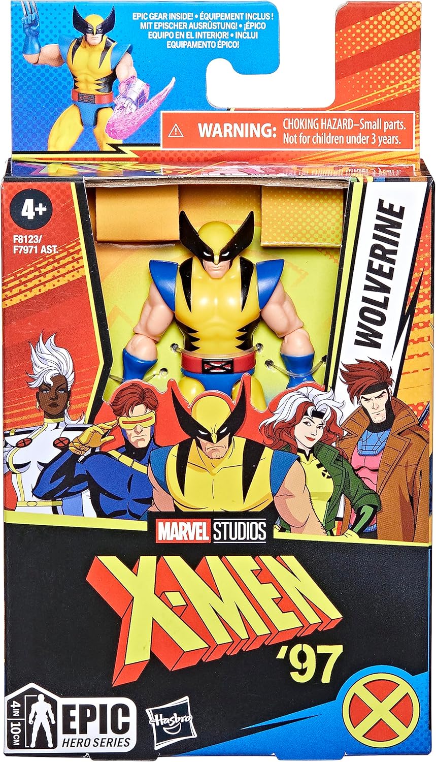 Marvel Epic Hero Series X-Men Wolverine 4" Action Figures
