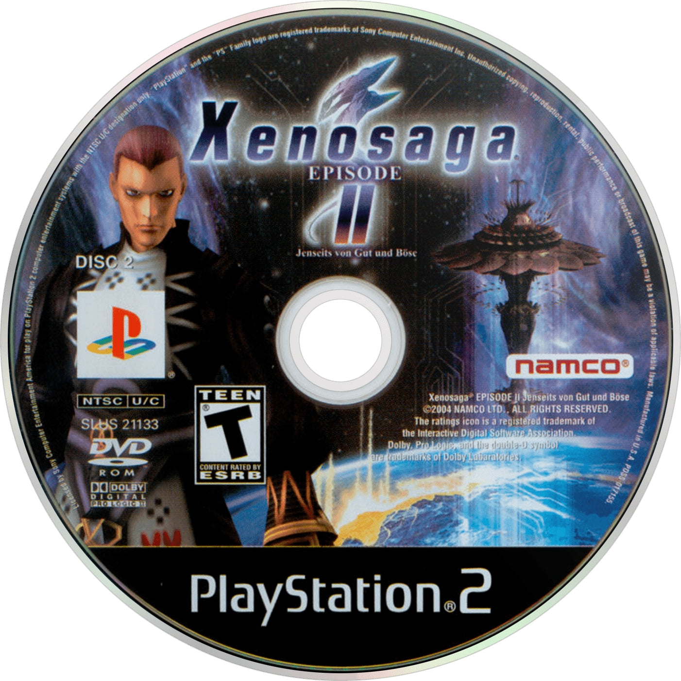 Xenosaga Episode II: Jenseits Von Gut und Bose [2 Discs] PS2 - Video Game - Used - CaveGamers - Image 4