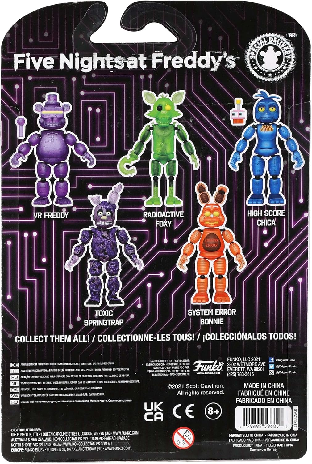 Five Nights at Freddy's System Error Bonnie Series 7 Funko Action Figure