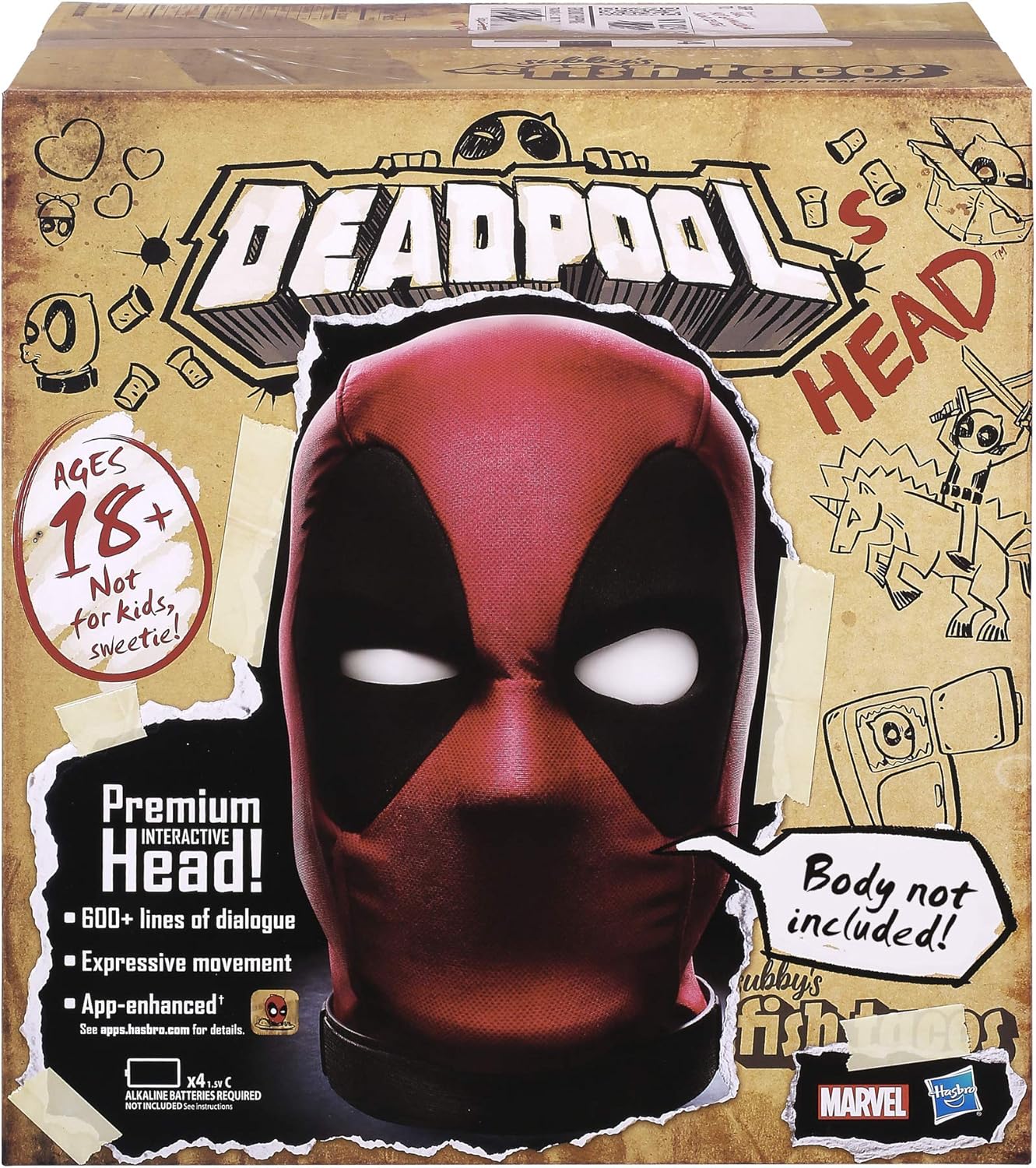 Marvel Legends Interactive Electronic Deadpool's Head