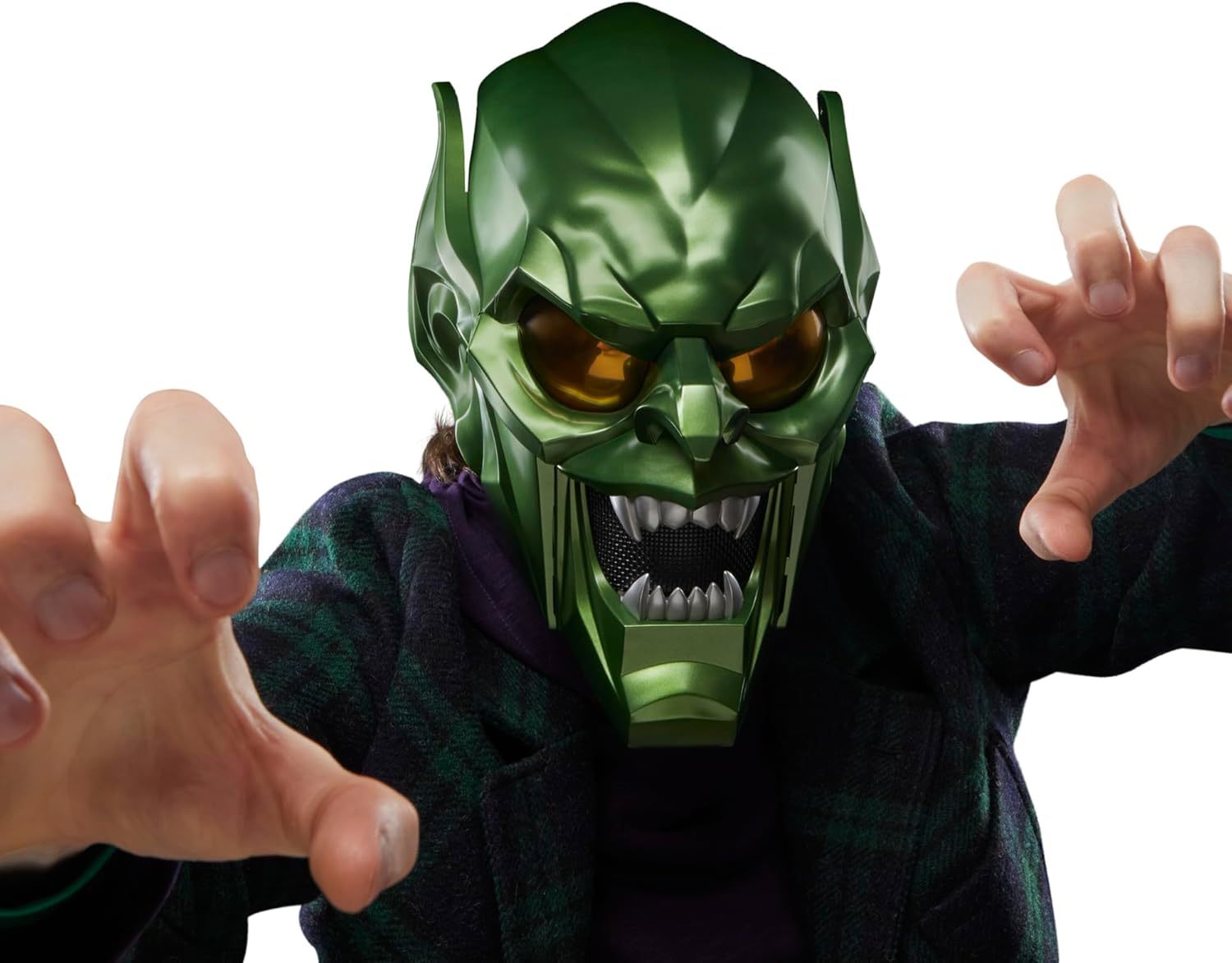 Spider-Man: No Way Home Marvel Legends Series Green Goblin Premium Roleplay Helmet Prop Replica