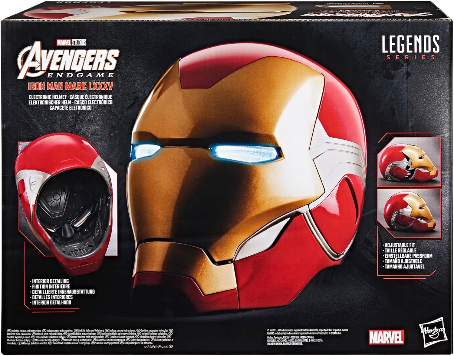 Marvel Legends Iron Man Helmet Avengers Endgame