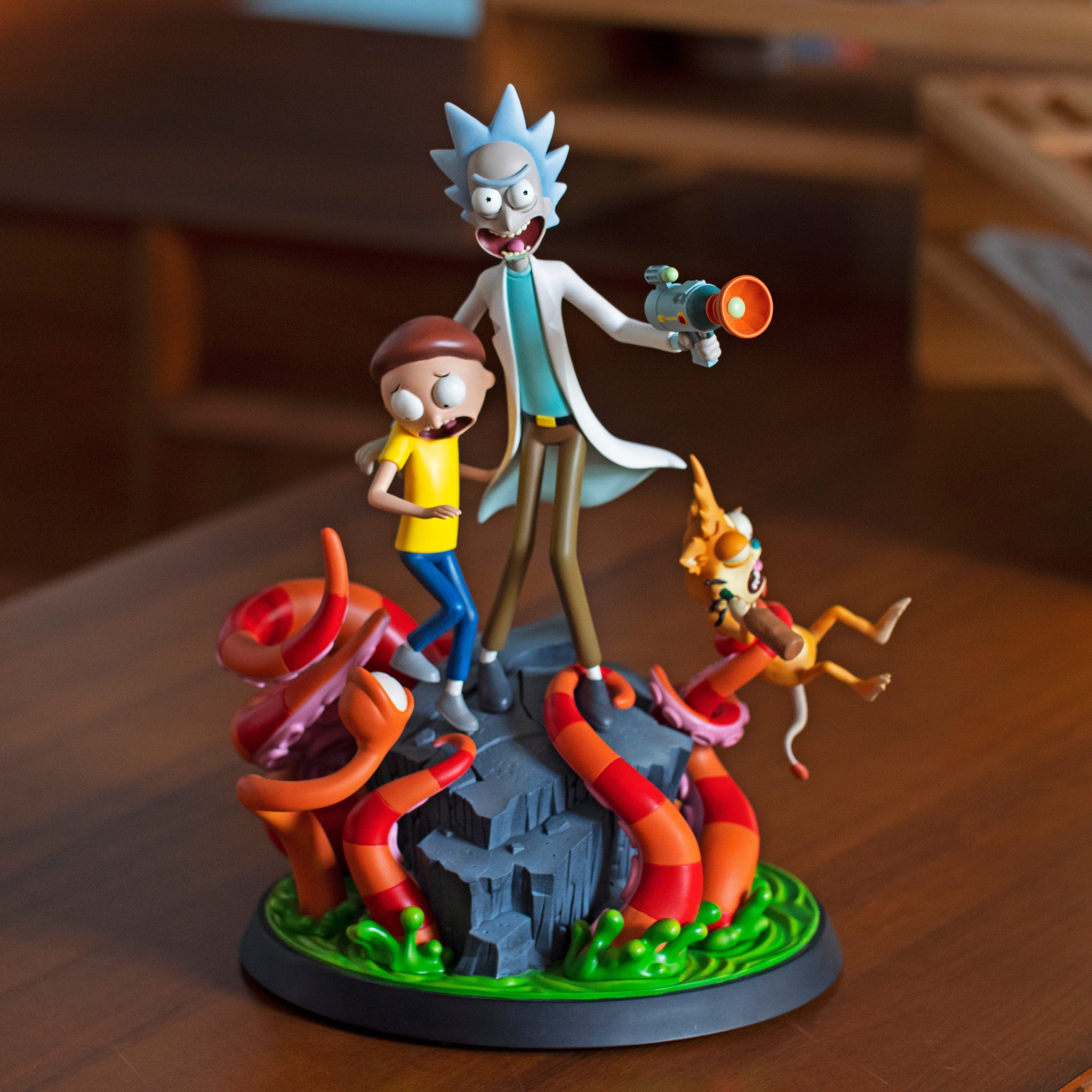 Rick and Morty 12-Inch Polystone Statue