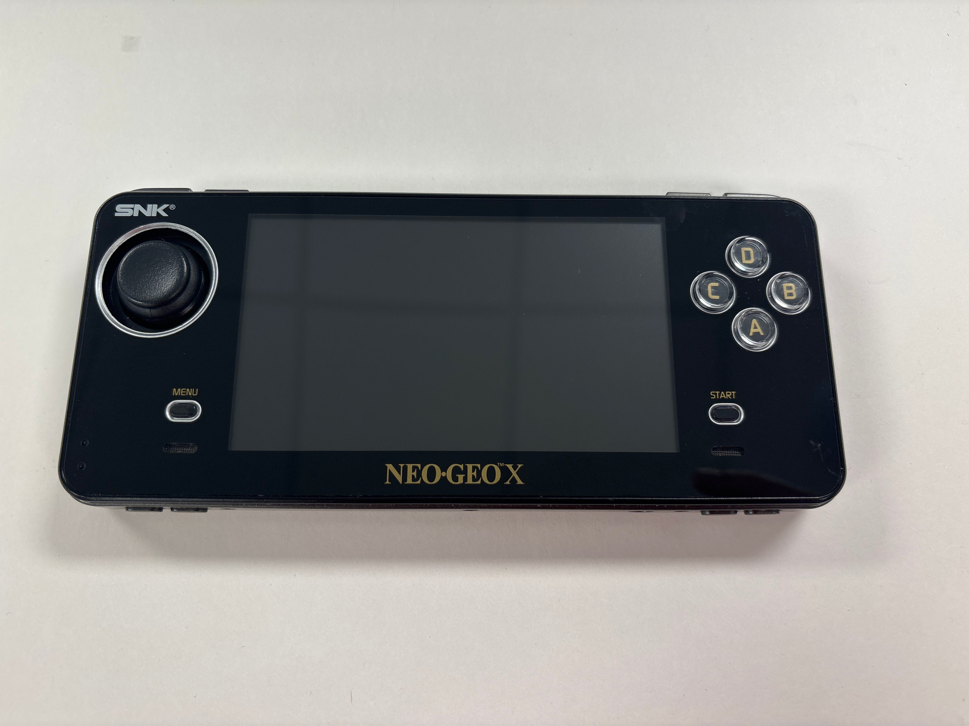 SNK Neo Geo X Gold Advanced Entertainment System Handheld W/ Ninja Master's Like New Condition!