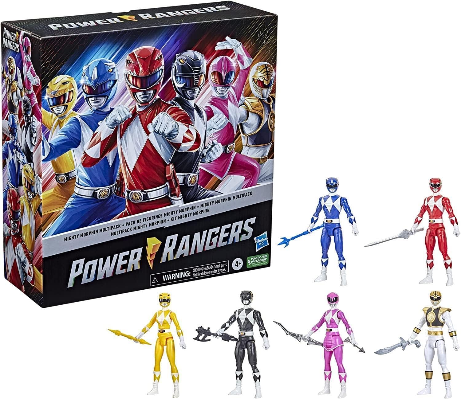 Mighty Morphin Multipack (6-pack) - Power Rangers Action Figures