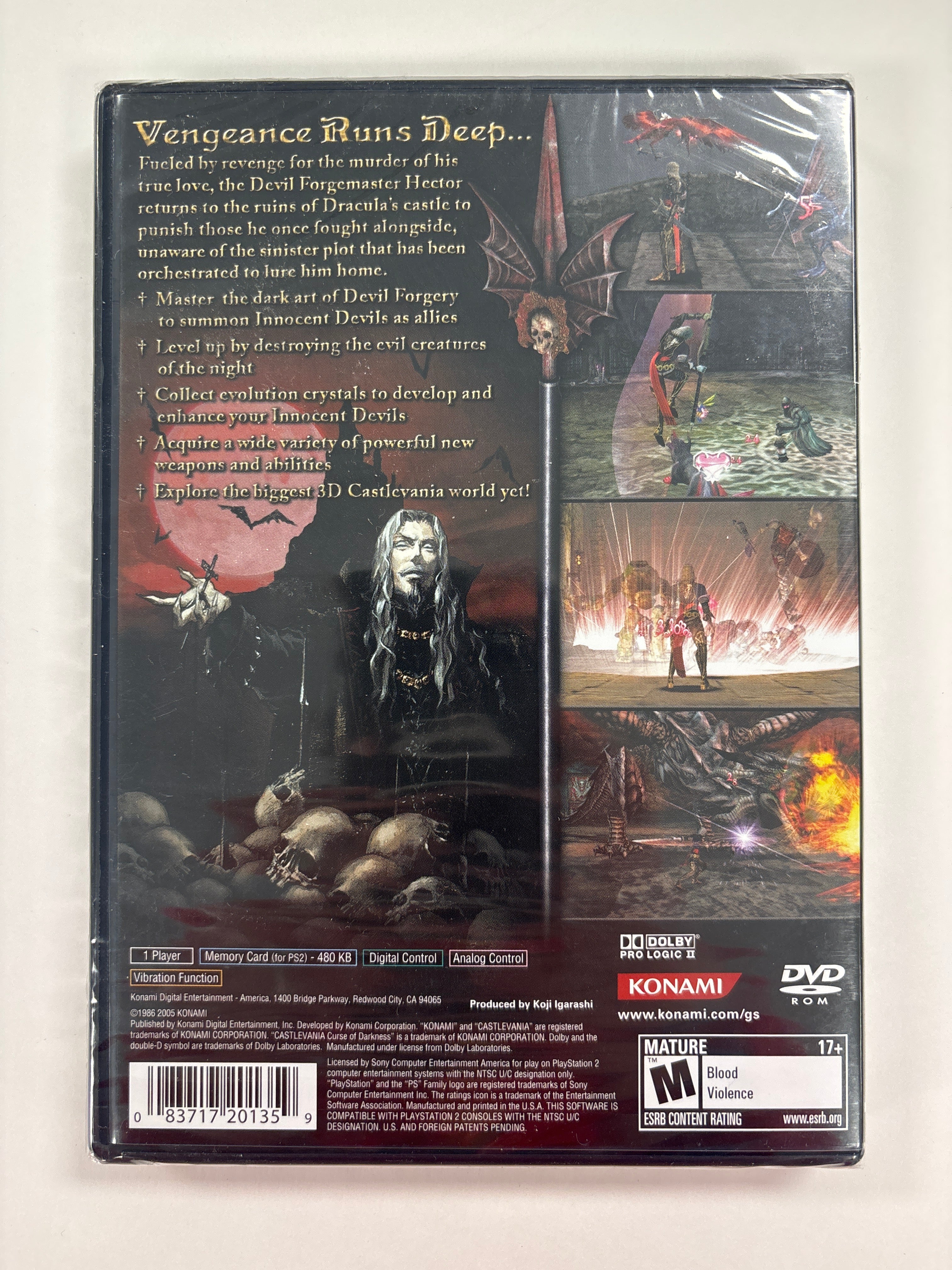 Castlevania: Curse of Darkness - PlayStation 2 PS2 Brand New & Factory Sealed!