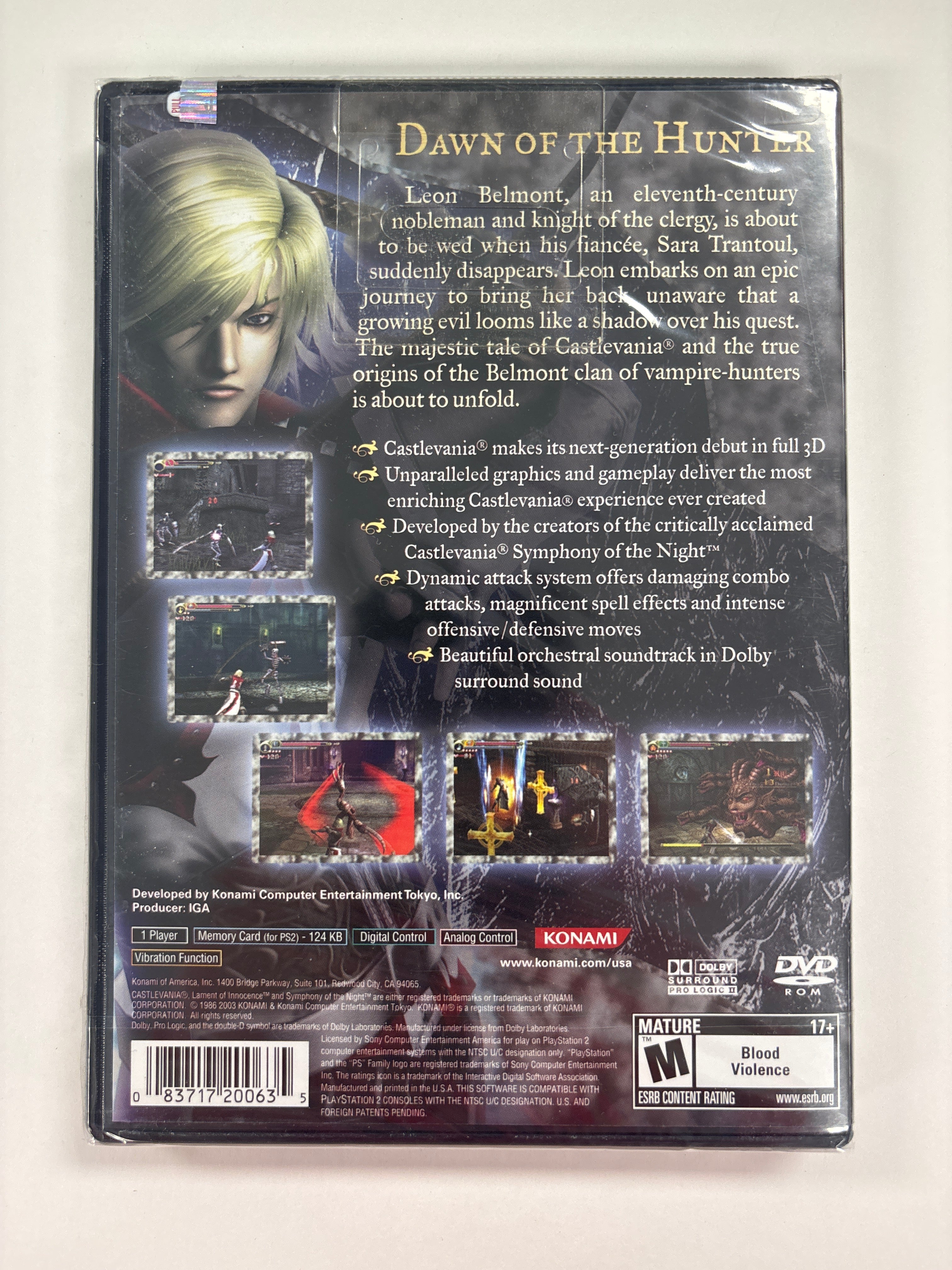 Castlevania: Lament of Innocence - PlayStation 2 PS2 Brand New & Factory Sealed!