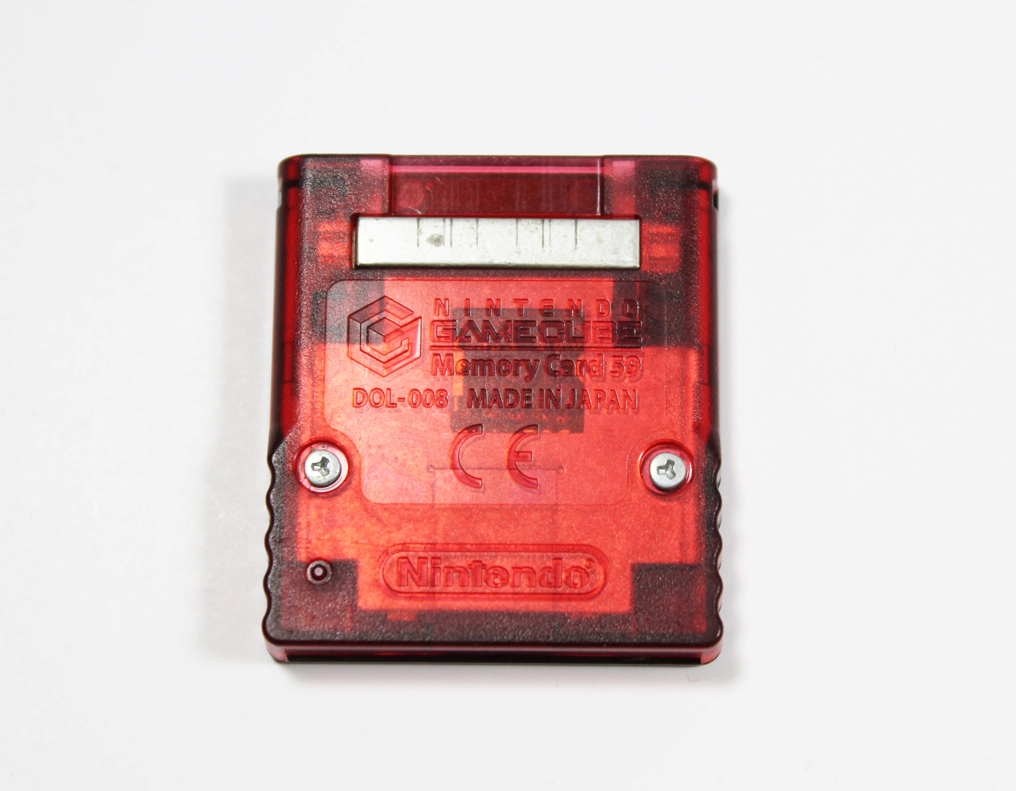 GameCube Memory Card 59 Animal Crossing - Black/Red [DOL-008]
