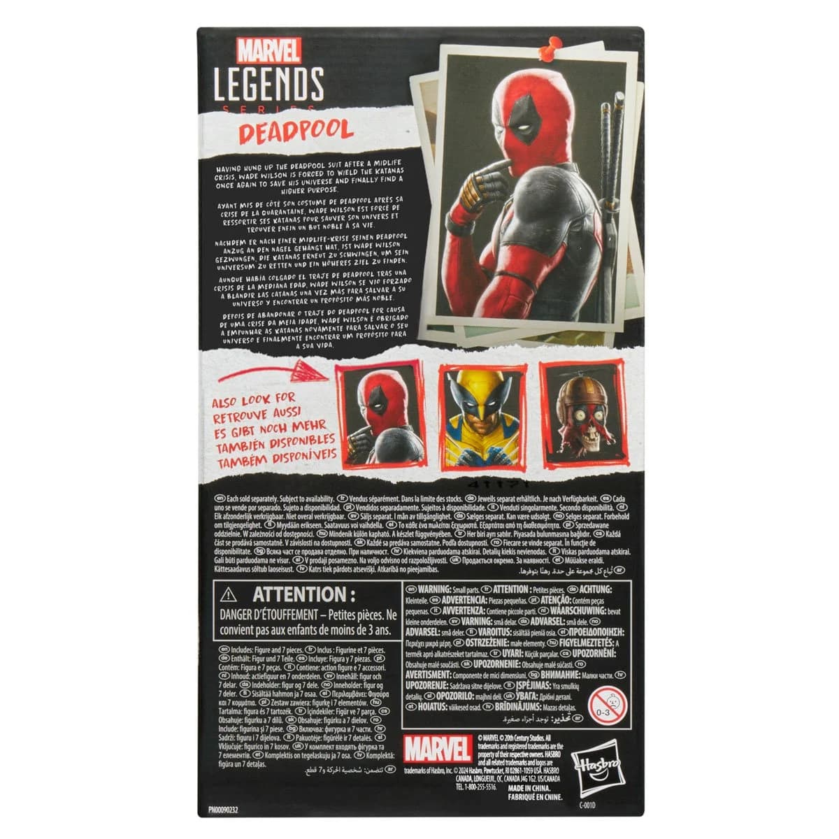 Deadpool & Wolverine Marvel Legends Deadpool Action Figure