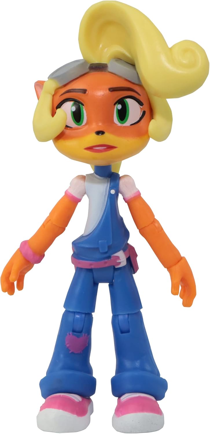 Crash Bandicoot  4 Pack with Mask 11cm Action Figure