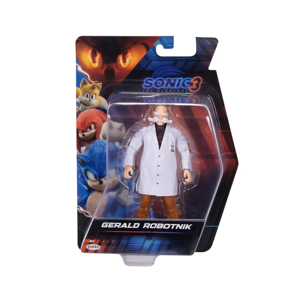 Sonic the Hedgehog 3 Movie Gerald Robotnik 5" Wave 3 Action Figure Action Figures - Toys - New - CaveGamers