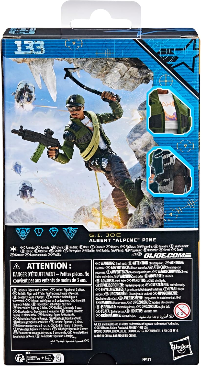 G.I. Joe Classified Series Albert Alpine Pine 6-Inch Action Figure