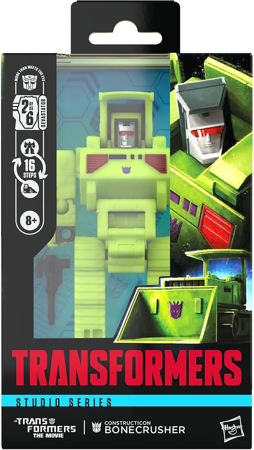Transformers Studio Series Deluxe Class Transformers: The Movie Bonecrusher Action Figure