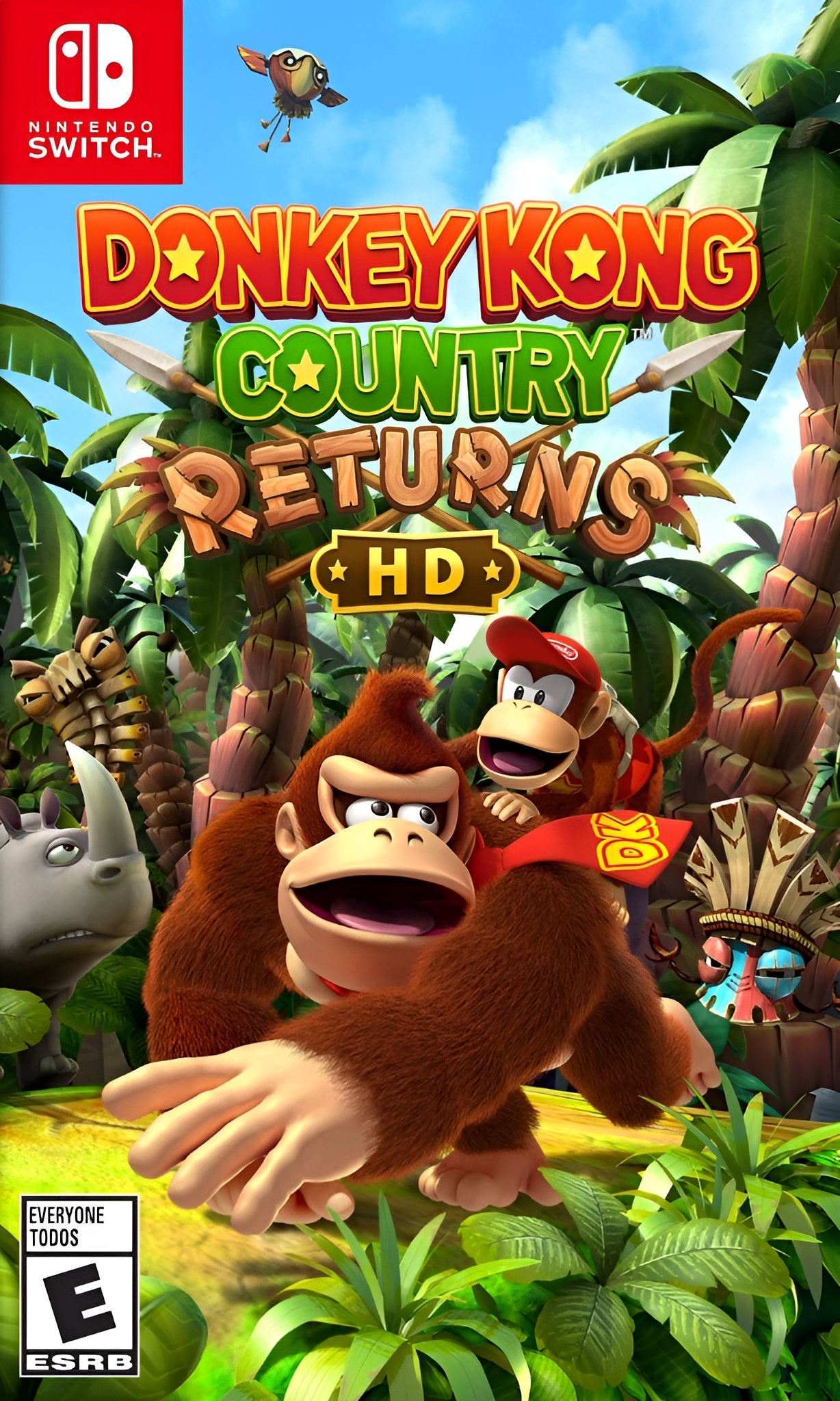 Donkey Kong Country Returns HD Switch - Video Game - Used - CaveGamers