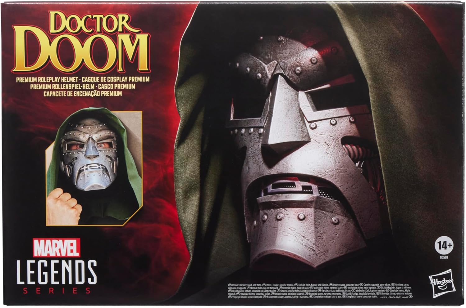 Fantastic Four Marvel Legends Doctor Doom Premium Roleplay Helmet Prop Replica