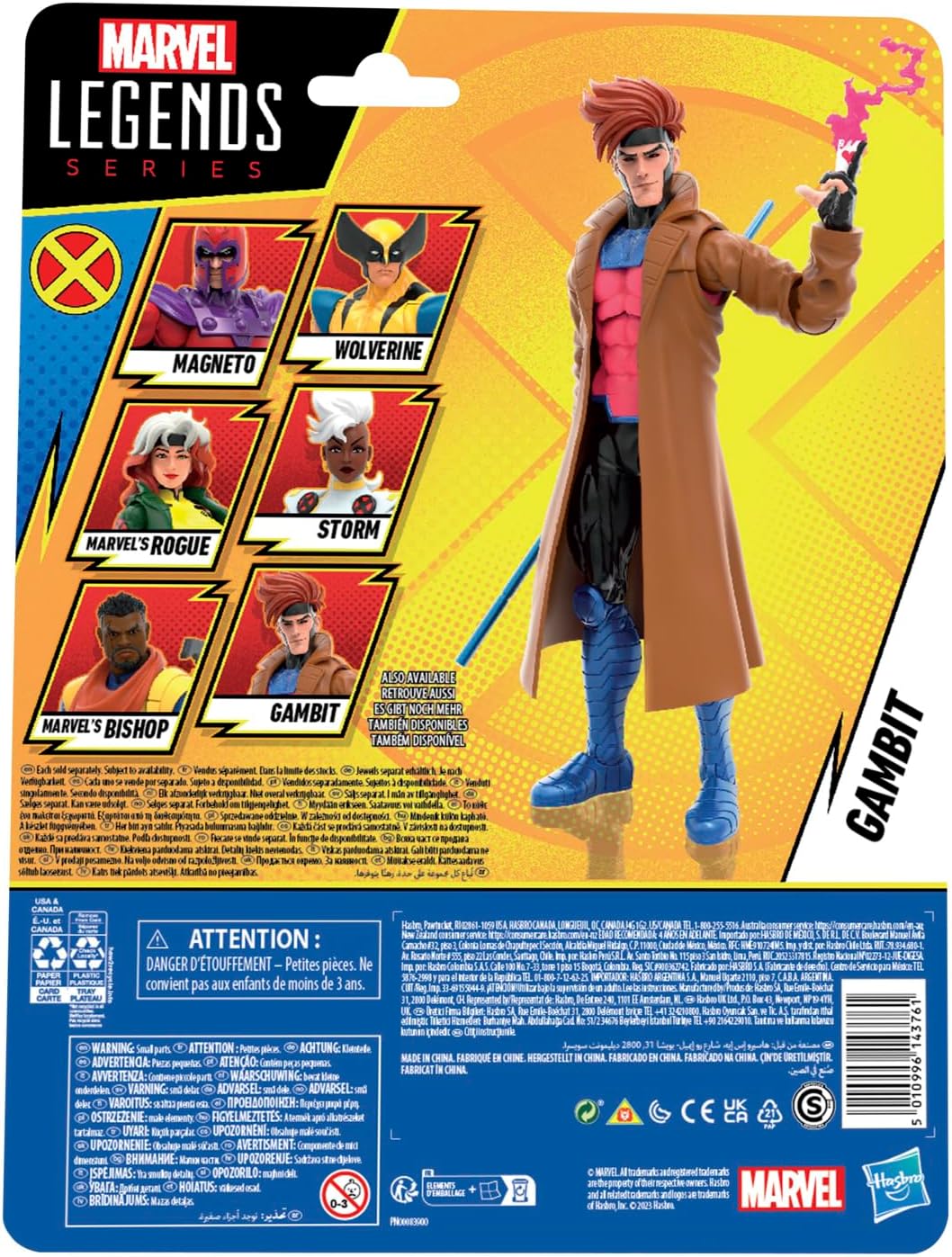 X-Men 97 Marvel Legends Gambit 6-inch Action Figure
