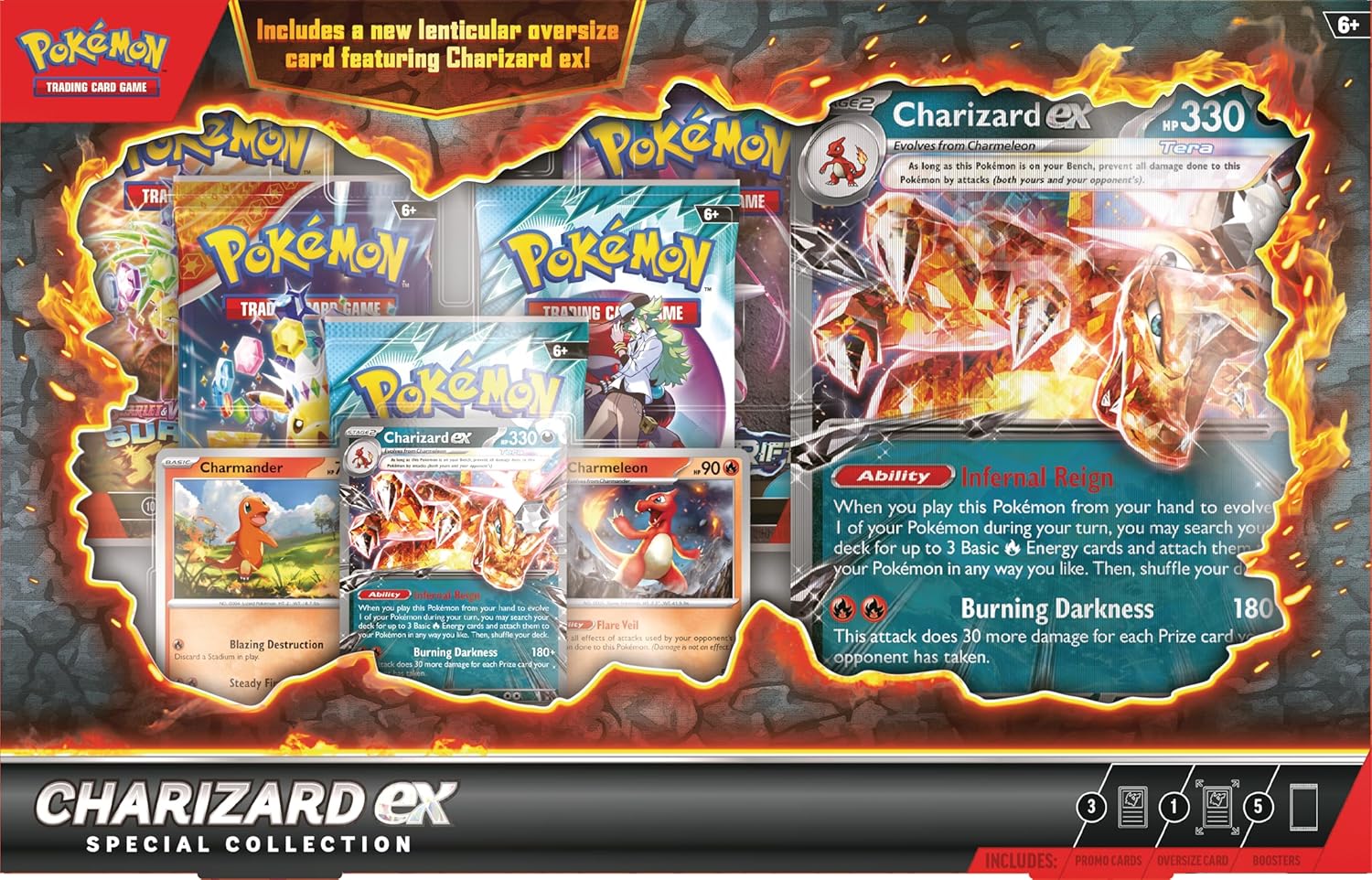 Pokemon TCG: Charizard ex Special Collection - Trading Card - New - CaveGamers