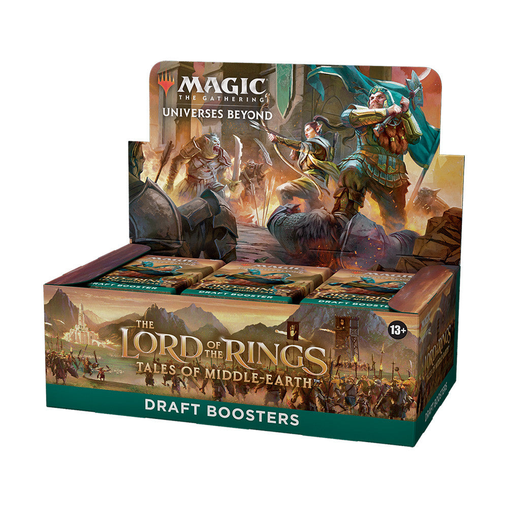 Magic: The Gathering The Lord of The Rings: Tales of Middle-Earth Draft Booster Box - Trading Card - New - CaveGamers
