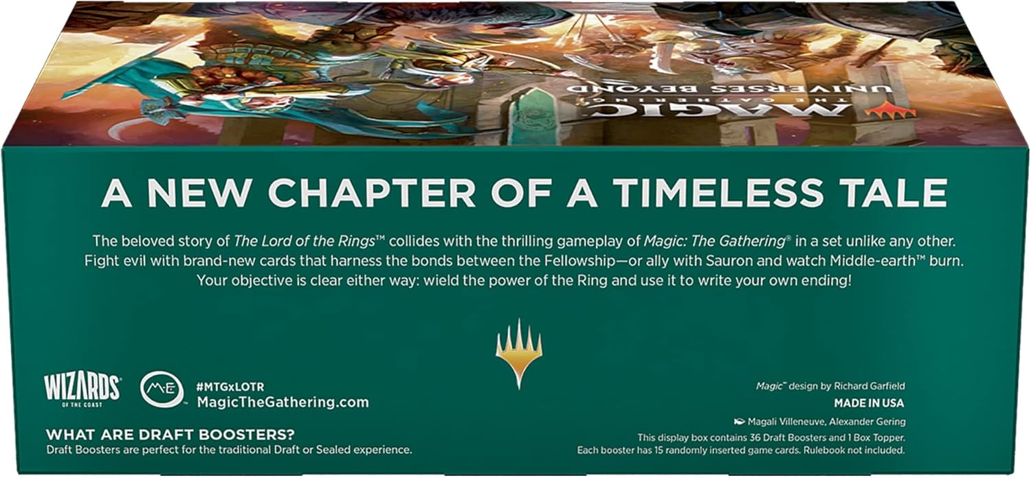 Magic: The Gathering - The Lord of the Rings: Tales of Middle-earth Draft Booster Box - Trading Card - New - CaveGamers - Image 3
